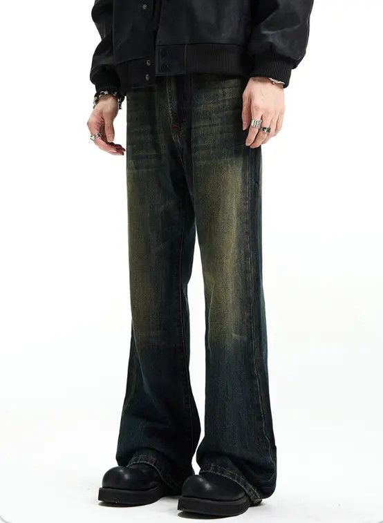 Japanese Brand Iyo Vintage distressed straight Cleanfit loose casual jeans Size US 32 / EU 48 - 6 Thumbnail
