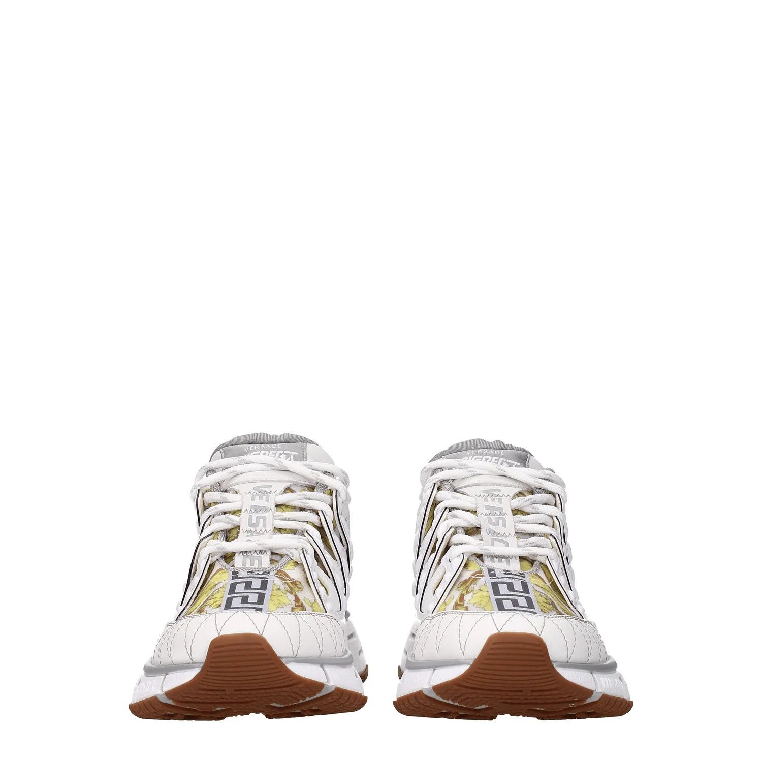 Versace ob1o1e0125 Leather Low-Top Sneakers in Multicolor Size US 6.5 / IT 36.5 - 3 Thumbnail