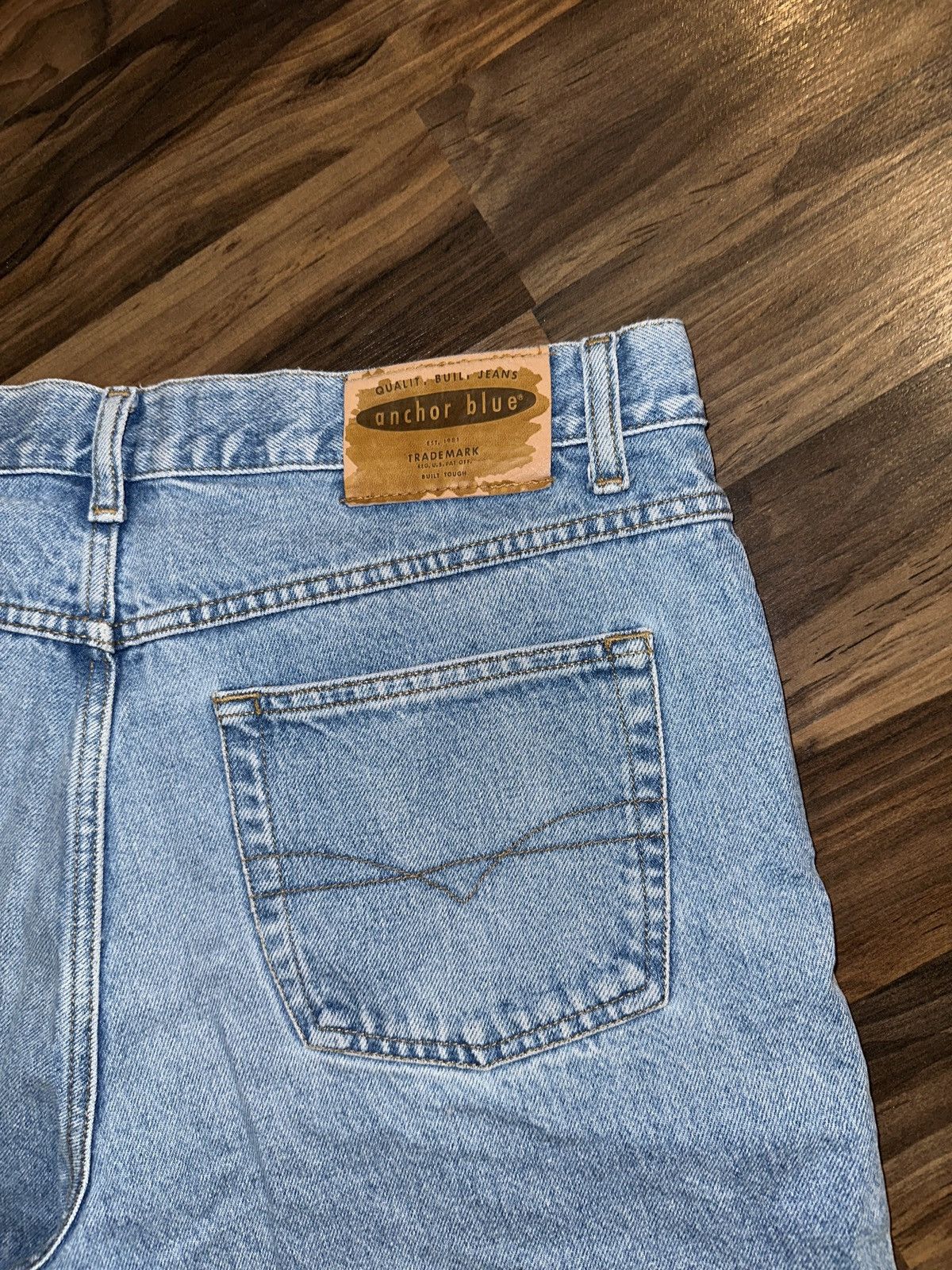 Anchor Blue × Vintage Vtg Y2K Anchor Blue LOOSE Baggy Rave Jean Pants W38 Size US 38 / EU 54 - 3 Thumbnail