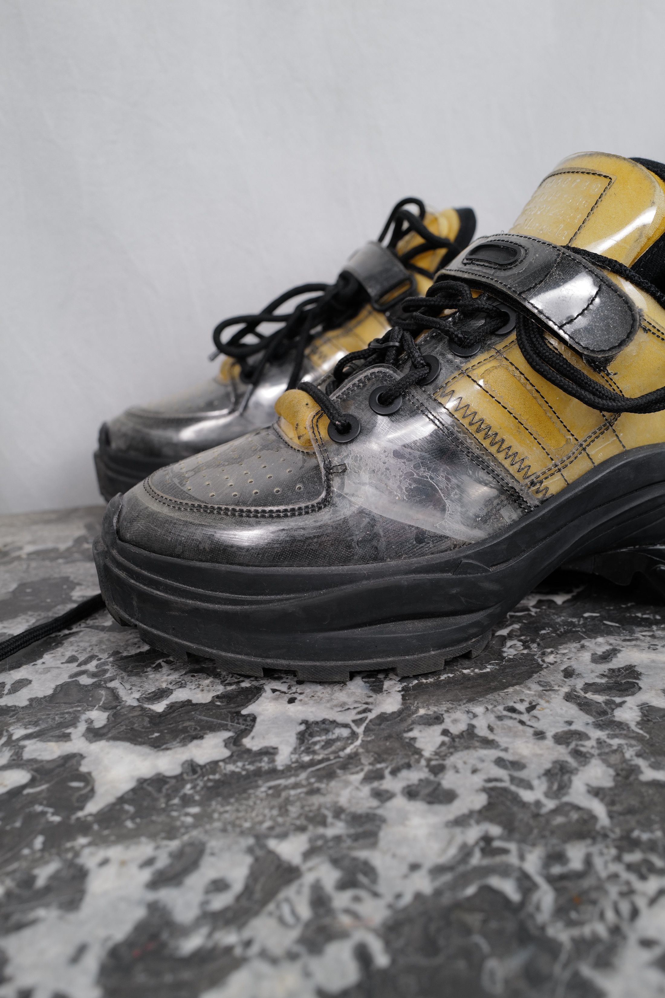 Maison Margiela Maison Margiela PVC Clear Retro Fit Chunky Sole Sneaker Size US 8 / EU 41 - 4 Thumbnail