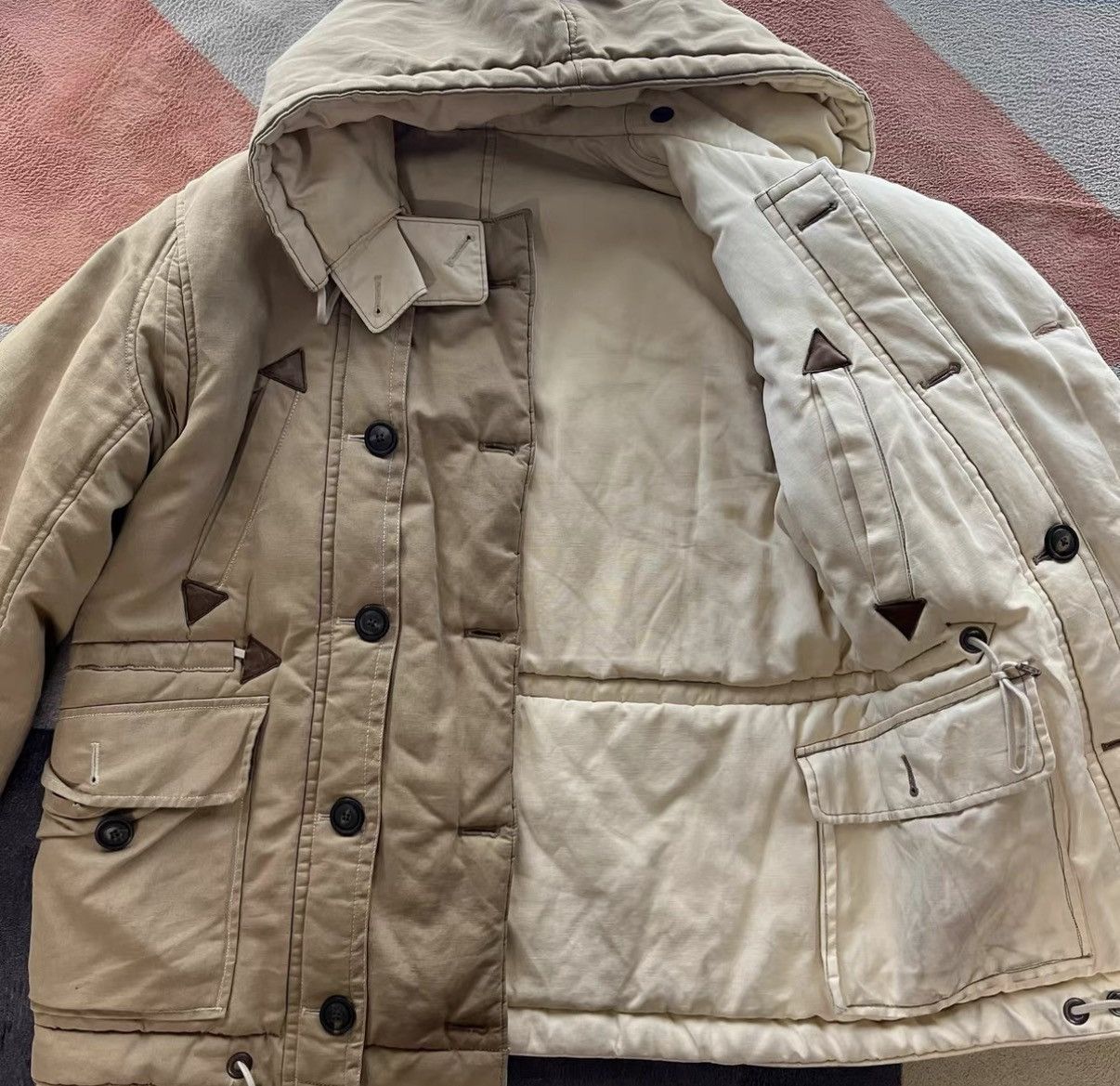 Polo Ralph Lauren Polo Ralph Lauren Cotton Linen Heavy Padded Jacket K22 Size US S / EU 44-46 / 1 - 1 Thumbnail