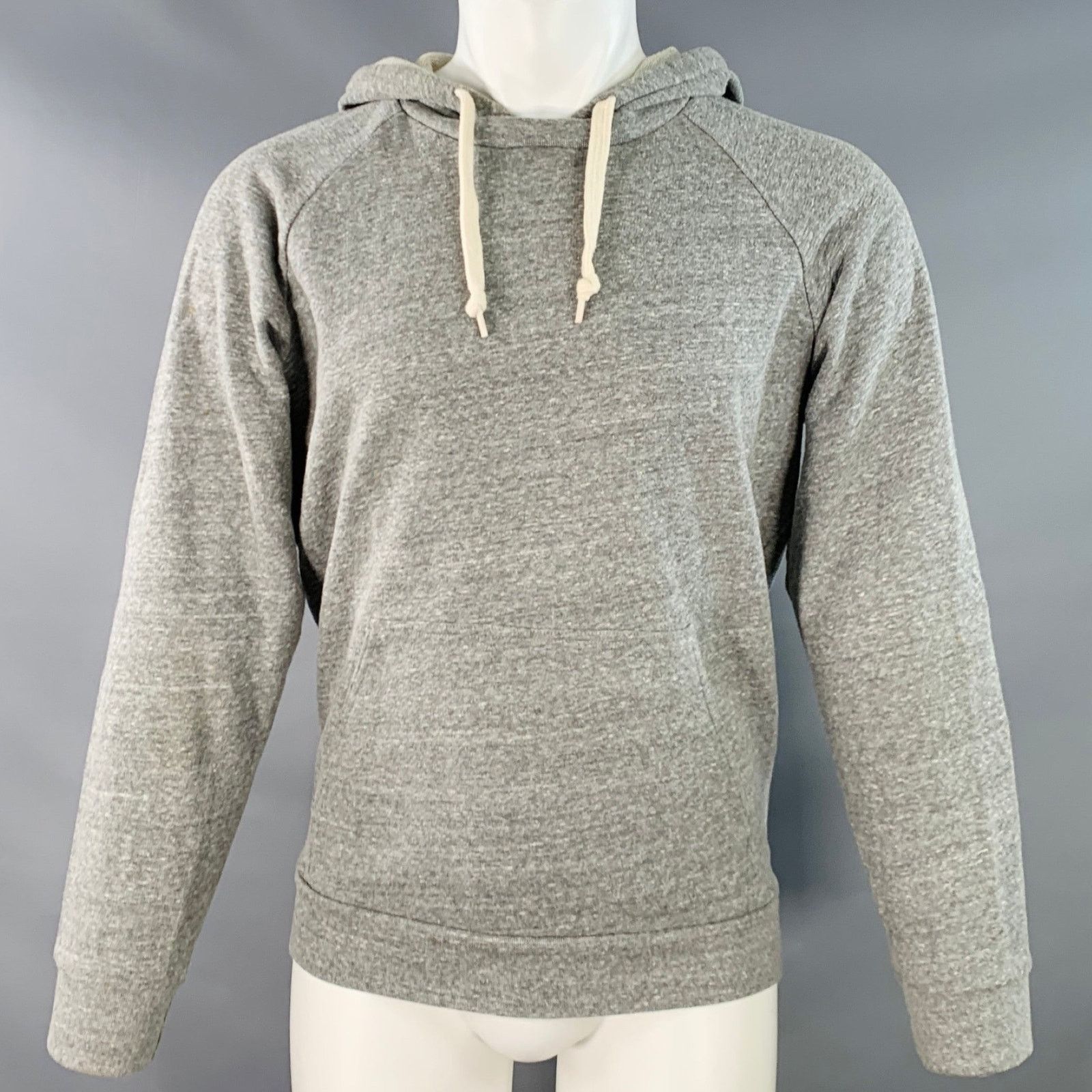 Our Legacy Size S Grey Heather Cotton Blend Hoodie Sweatshirt Size US S / EU 44-46 / 1 - 1 Thumbnail