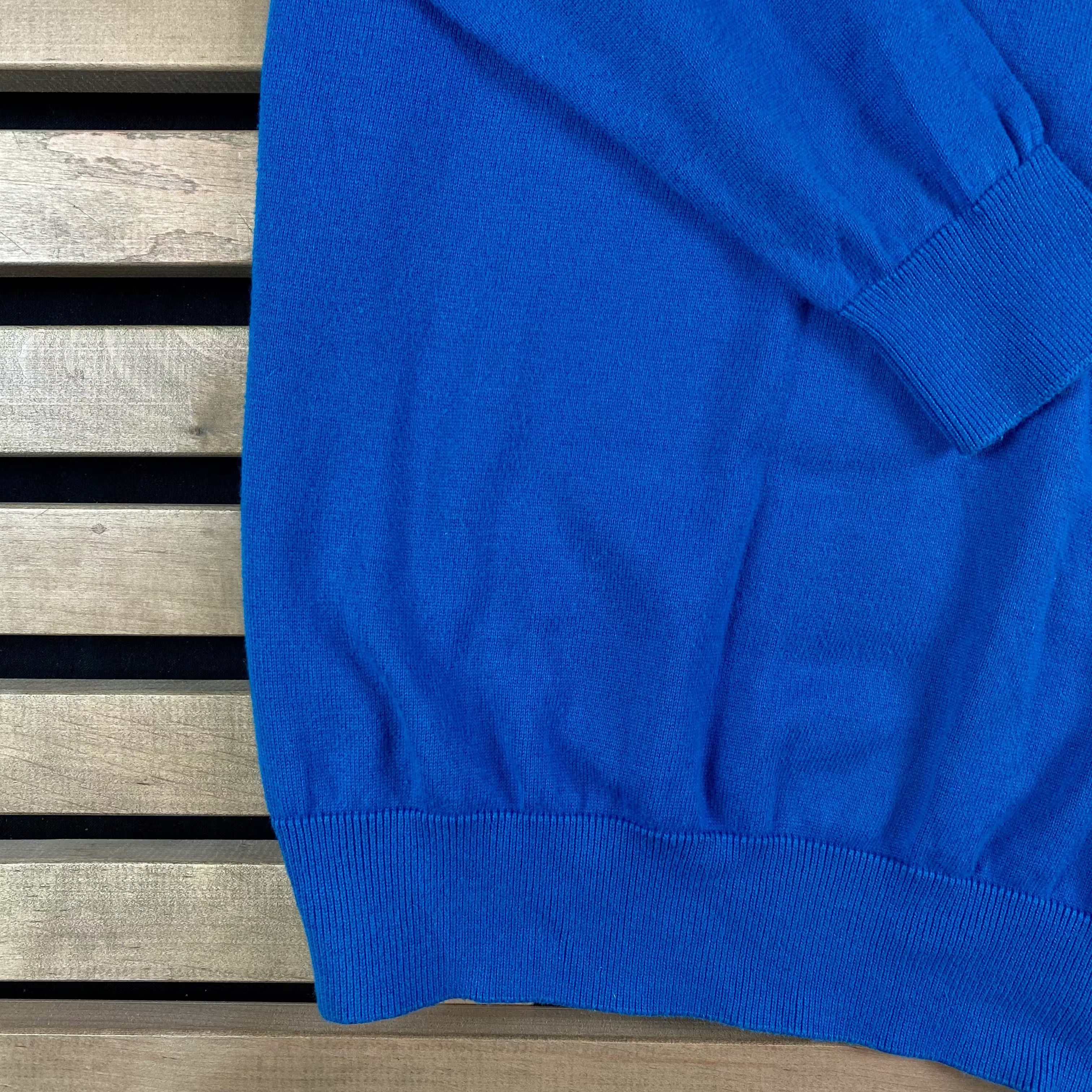 Lacoste × Vintage Mens Jumper V Neck Lacoste Vintage Size XL Size US XL / EU 56 / 4 - 3 Thumbnail