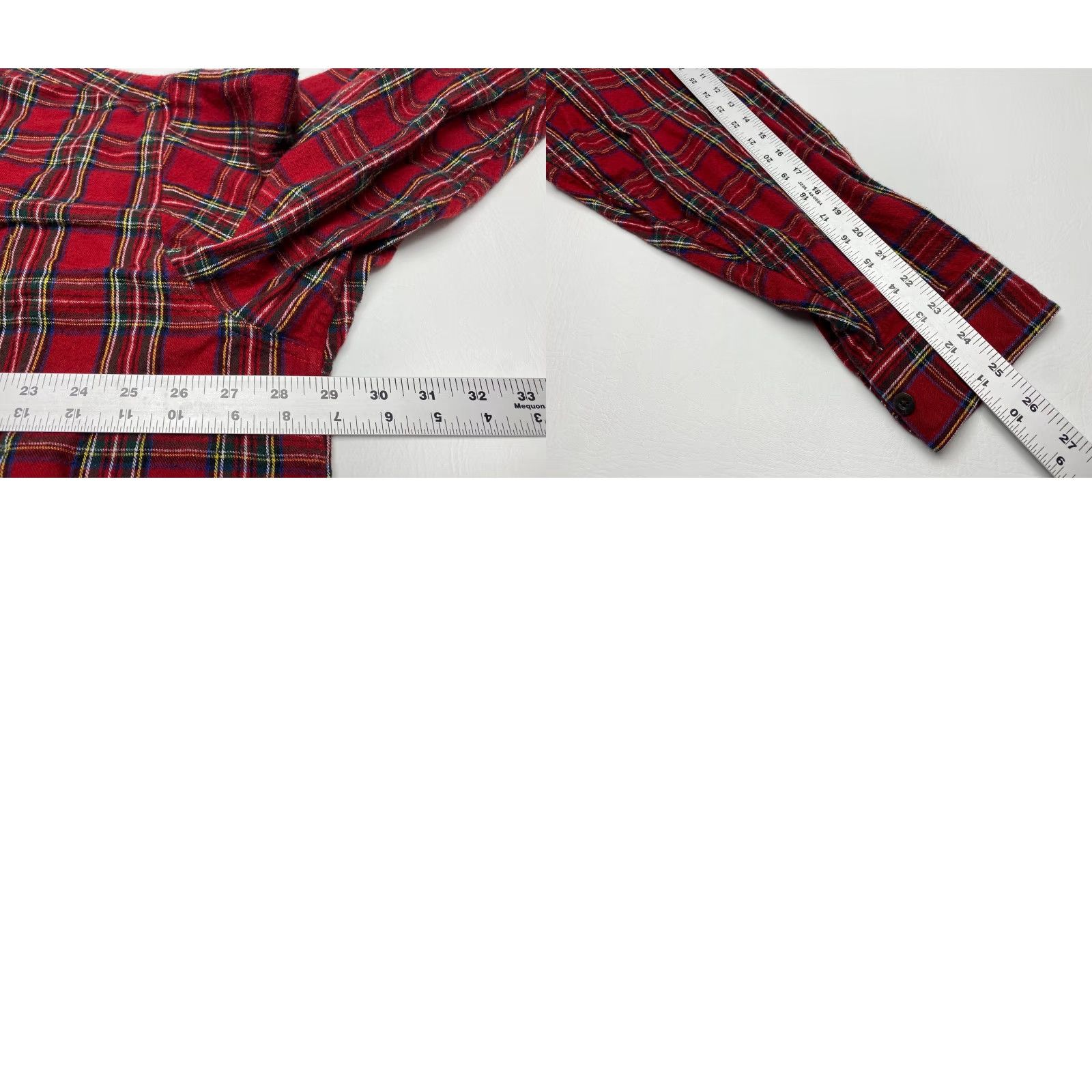 Vintage L.L. Bean Shirt Men’s 2XL Red Plaid Long Sleeve Flannel 100% Cotton 7661 Size US XXL / EU 58 / 5 - 8 Thumbnail