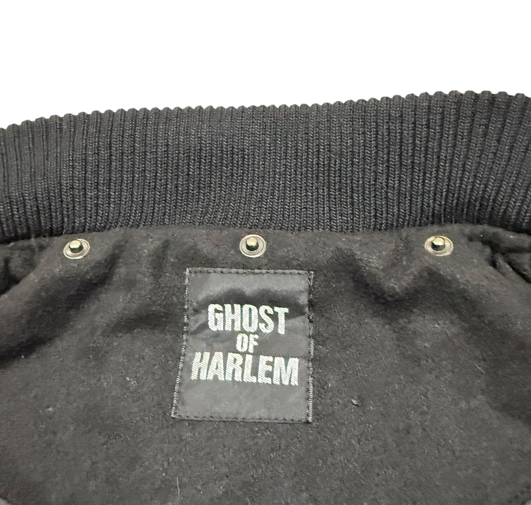Japanese Brand Ghost Of Harlem Skull Wool Varsity Jacket Size US S / EU 44-46 / 1 - 10 Thumbnail