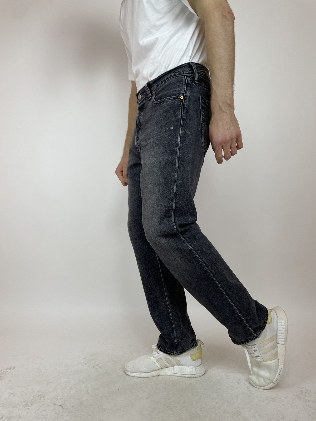 Levi's LEVIS 501 big E Jeans Washed gray Mens size w34 L32 Size US 34 / EU 50 - 10 Thumbnail