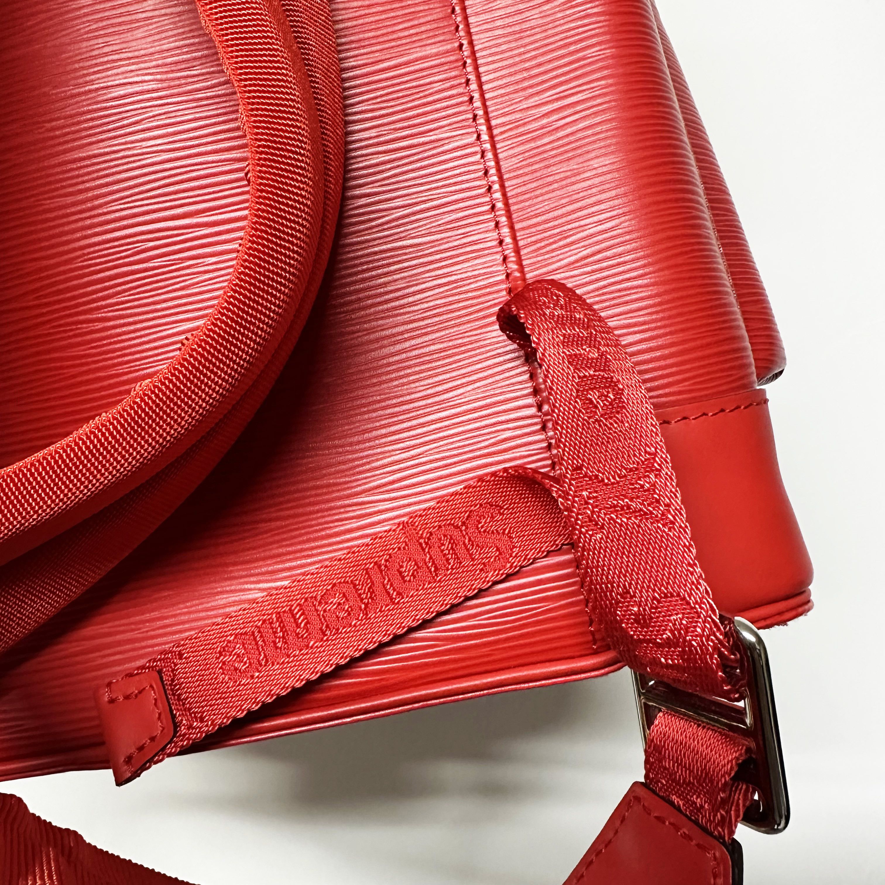 Louis Vuitton × Supreme Louis Vuitton x Supreme Christopher backpack red leather LV Size ONE SIZE - 11 Thumbnail