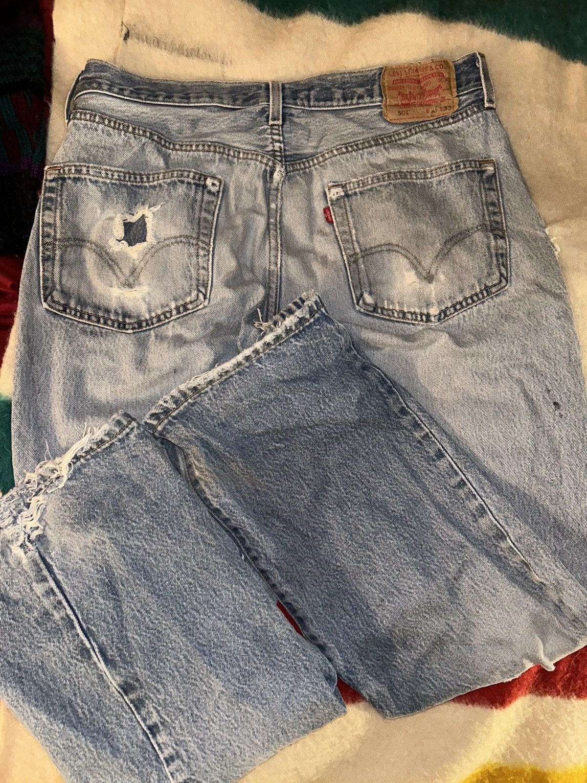 Levi's × Levi's Vintage Clothing × Vintage vintage patched levi 501 Size US 30 / EU 46 - 3 Thumbnail