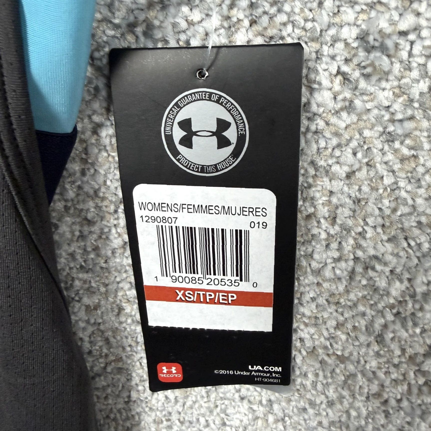 Under Armour Under Armour Tank Top Womens XS Gray Blue HeatGear Racerback Athletic 1290807 Size XS / US 0-2 / IT 36-38 - 3 Thumbnail