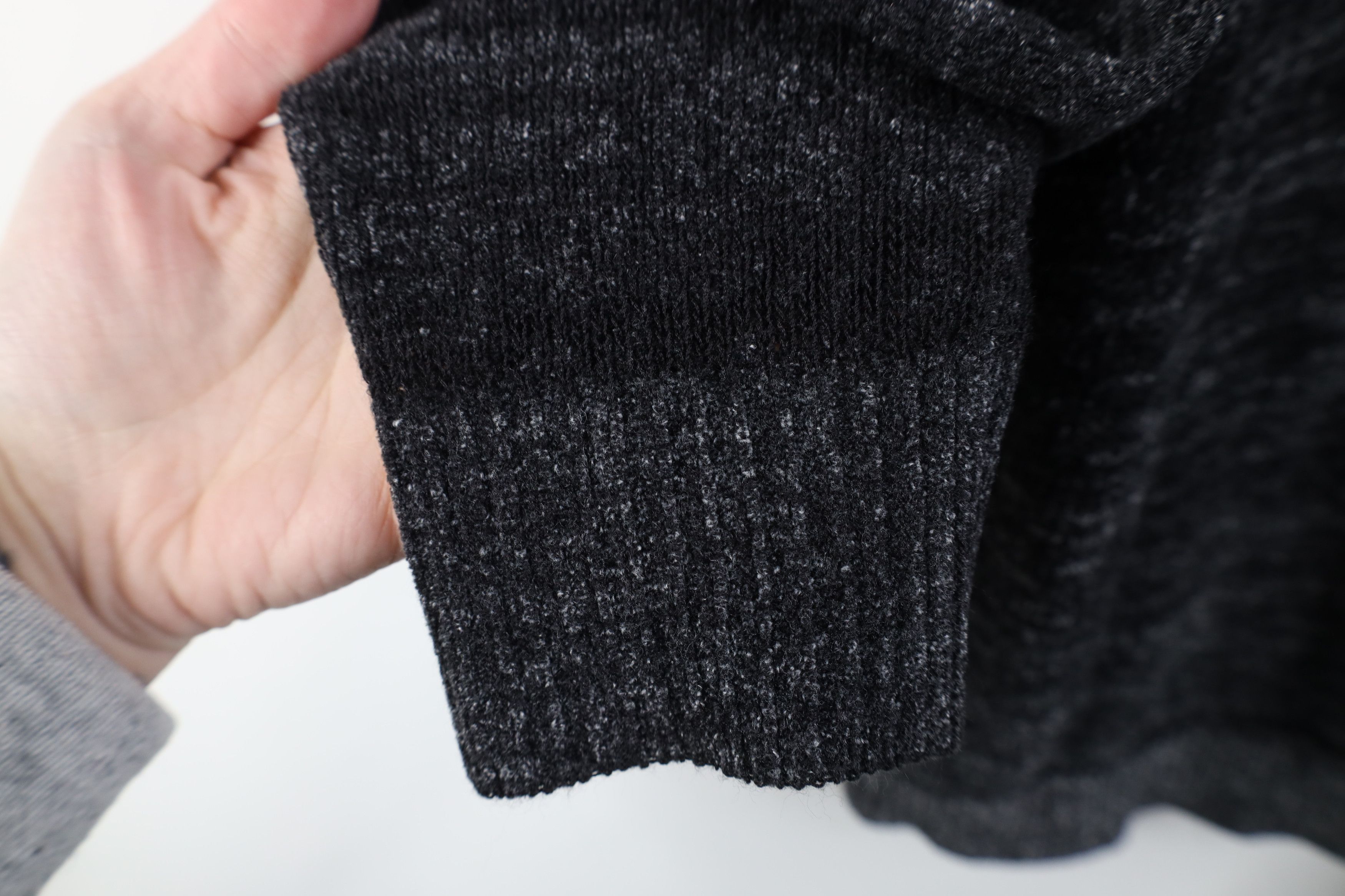 Vintage Vintage 90s Streetwear Thin Worn In Fleece Collared Sweater Size US L / EU 52-54 / 3 - 8 Thumbnail