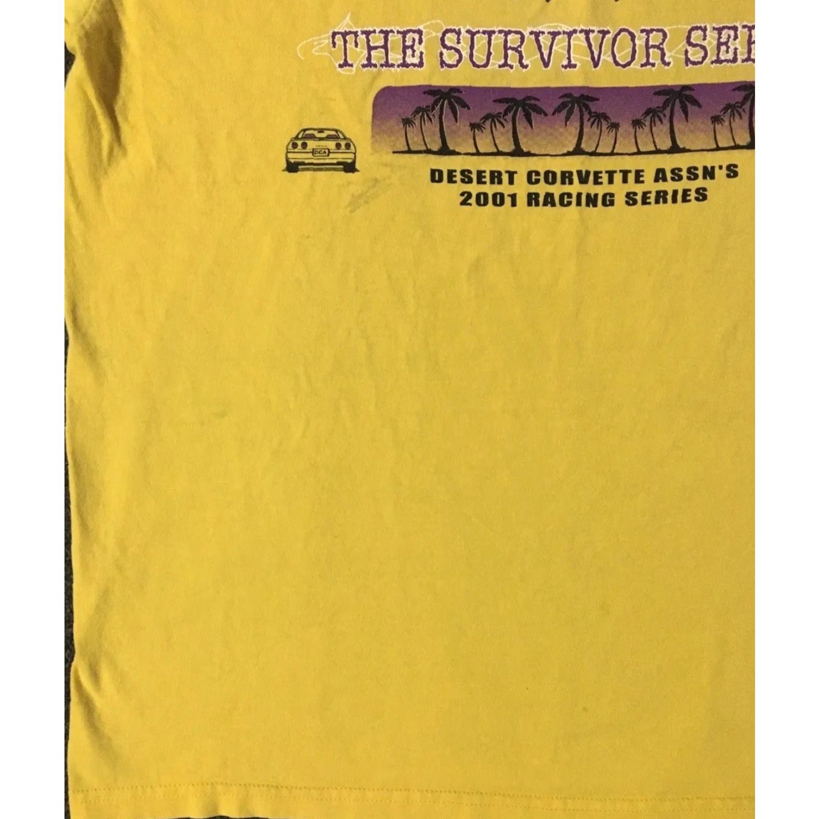 NASCAR Vtg Hard Up Corvette Racing Faded Distressed Shirt XL Car NASCAR Biker Grunge 90s Size US XL / EU 56 / 4 - 7 Thumbnail
