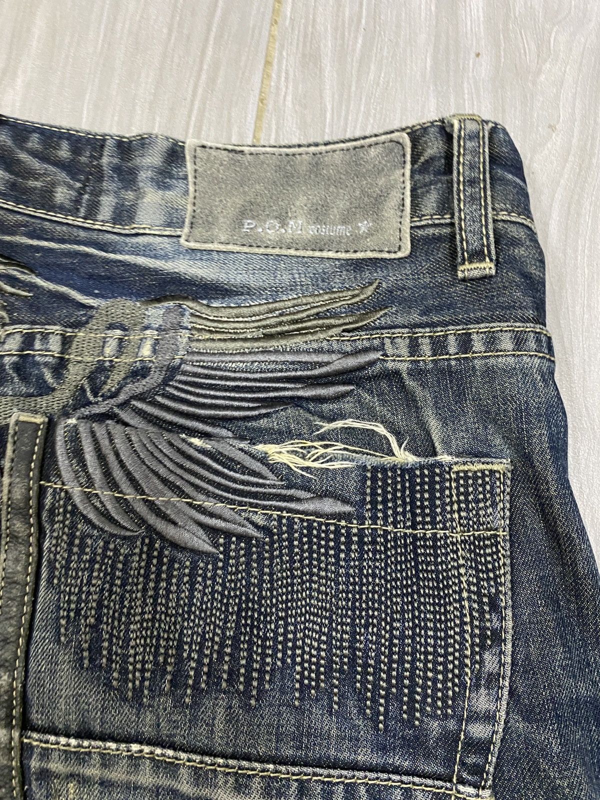 If Six Was Nine Vtg Pomelo Jeans Flared Size US 33 - 7 Thumbnail