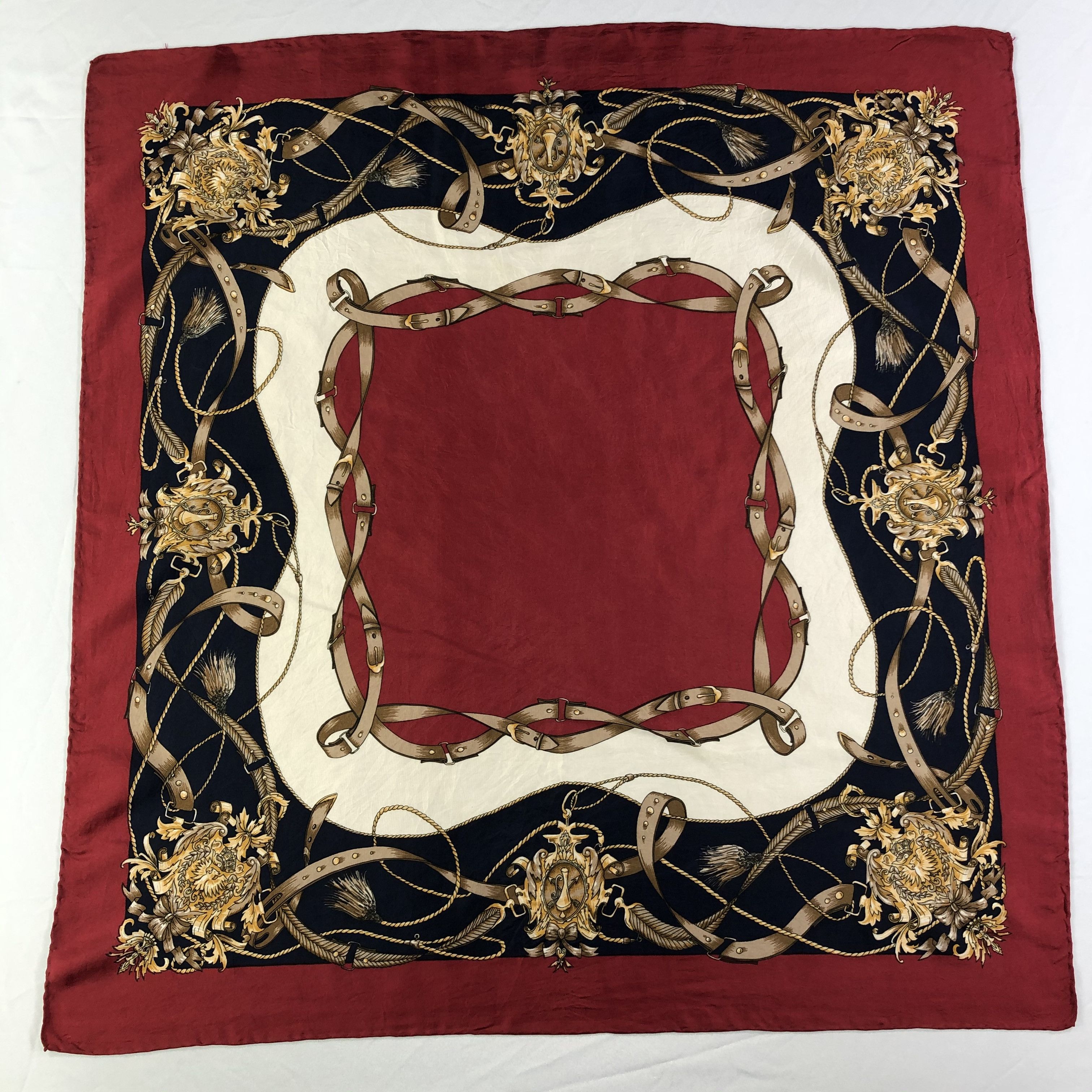 Vintage Vintage Silk Scarf Size ONE SIZE - 2 Thumbnail