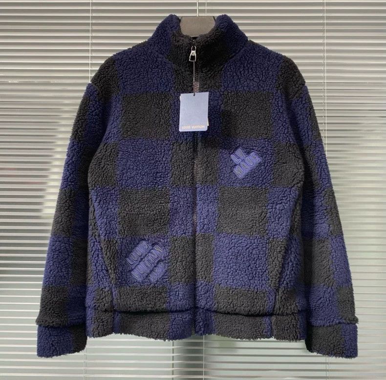 NIGO コラボ DAMIER FLEECE ダミエ ボア フリース ジャケット LOUIS VUITTON × NIGO] 2021AW Jacquard Damier Fleece / ジャ