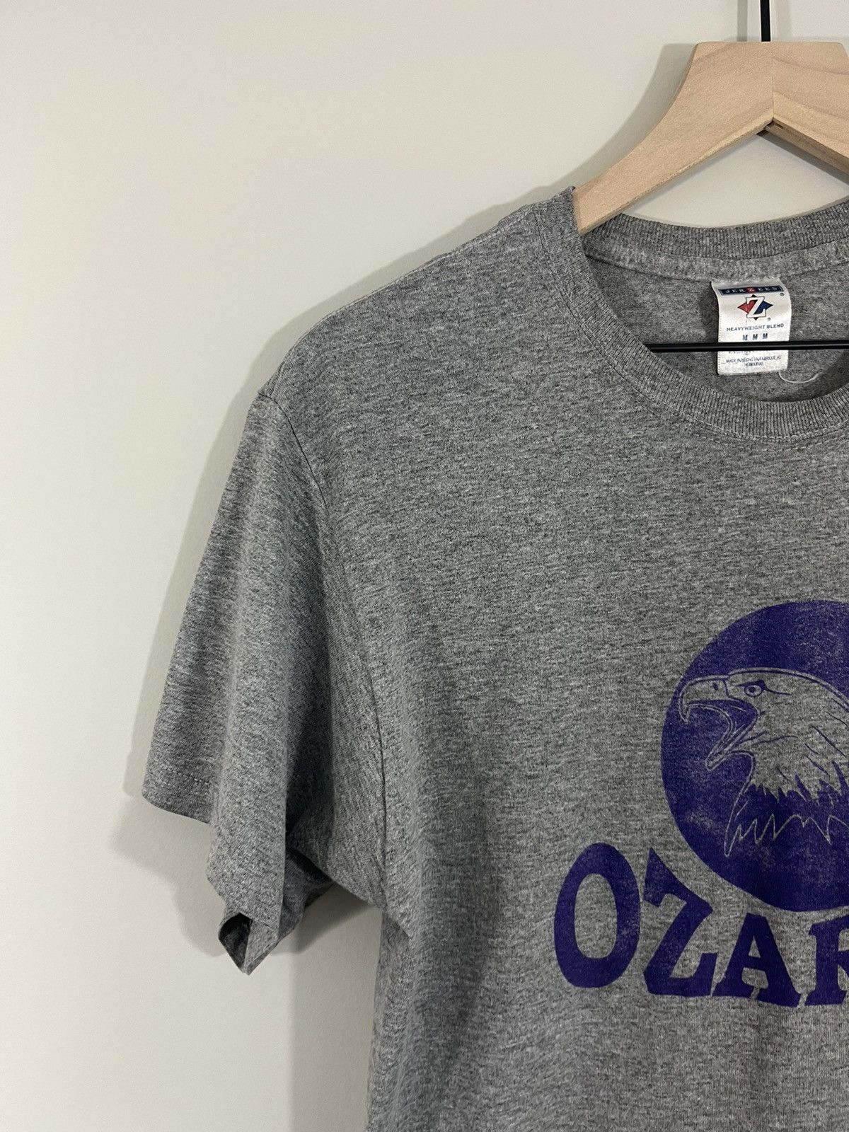 Vintage Ozarks Purple Eagle Logo Tee Size US M / EU 48-50 / 2 - 6 Thumbnail