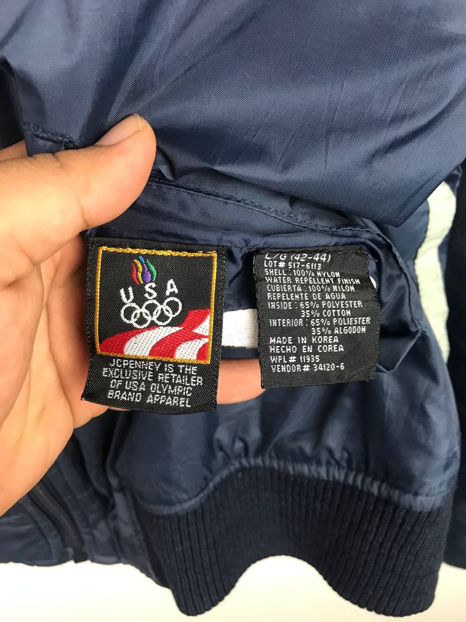 JCPenney × USA Olympics × Vintage Vintage JC Penny Team USA Olympics Reversible Windbreaker Size US L / EU 52-54 / 3 - 5 Thumbnail