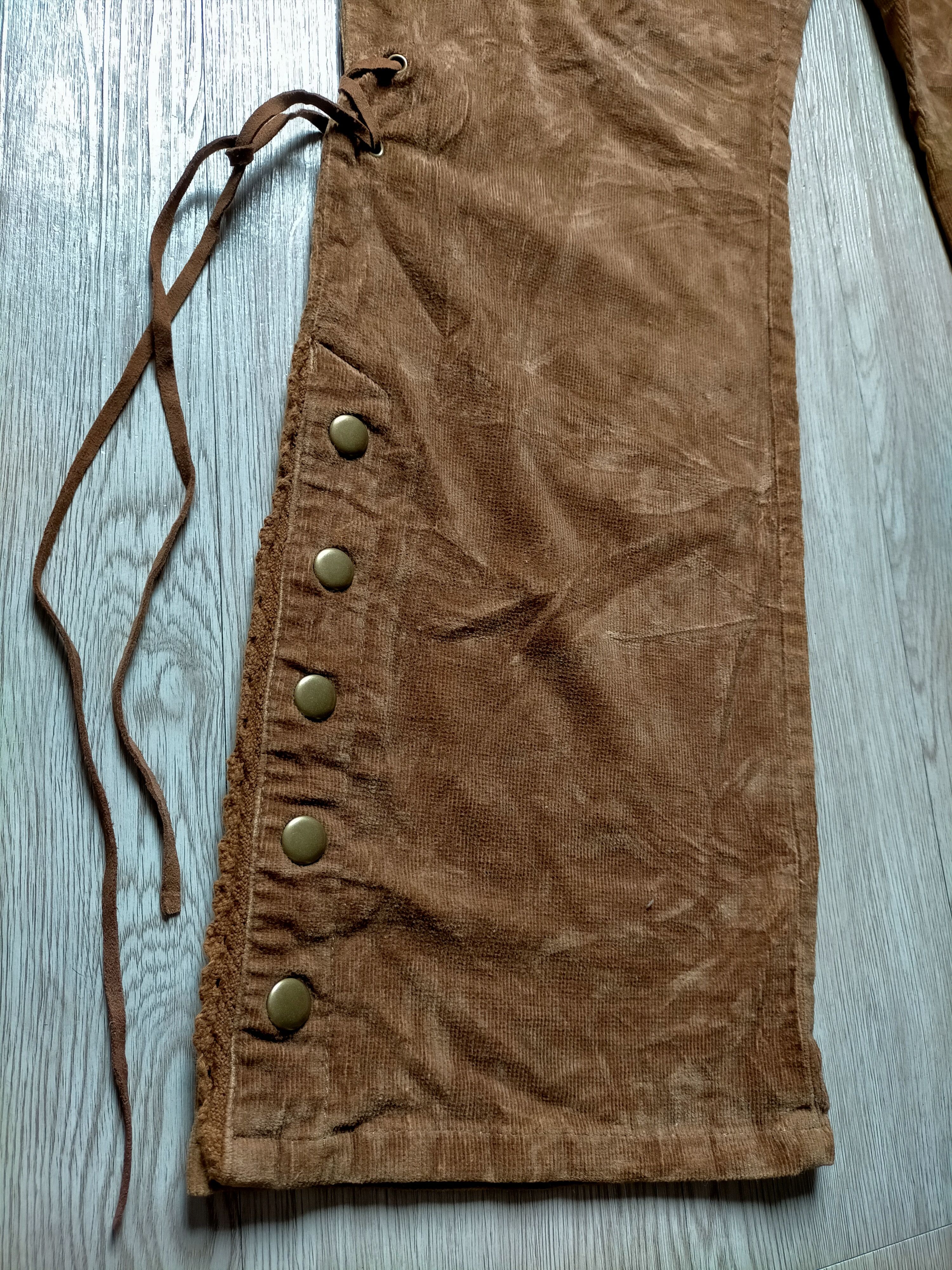 Hysteric Glamour Livre Claire Flare Coudroy Punk style Pants Size US 35 - 16 Thumbnail