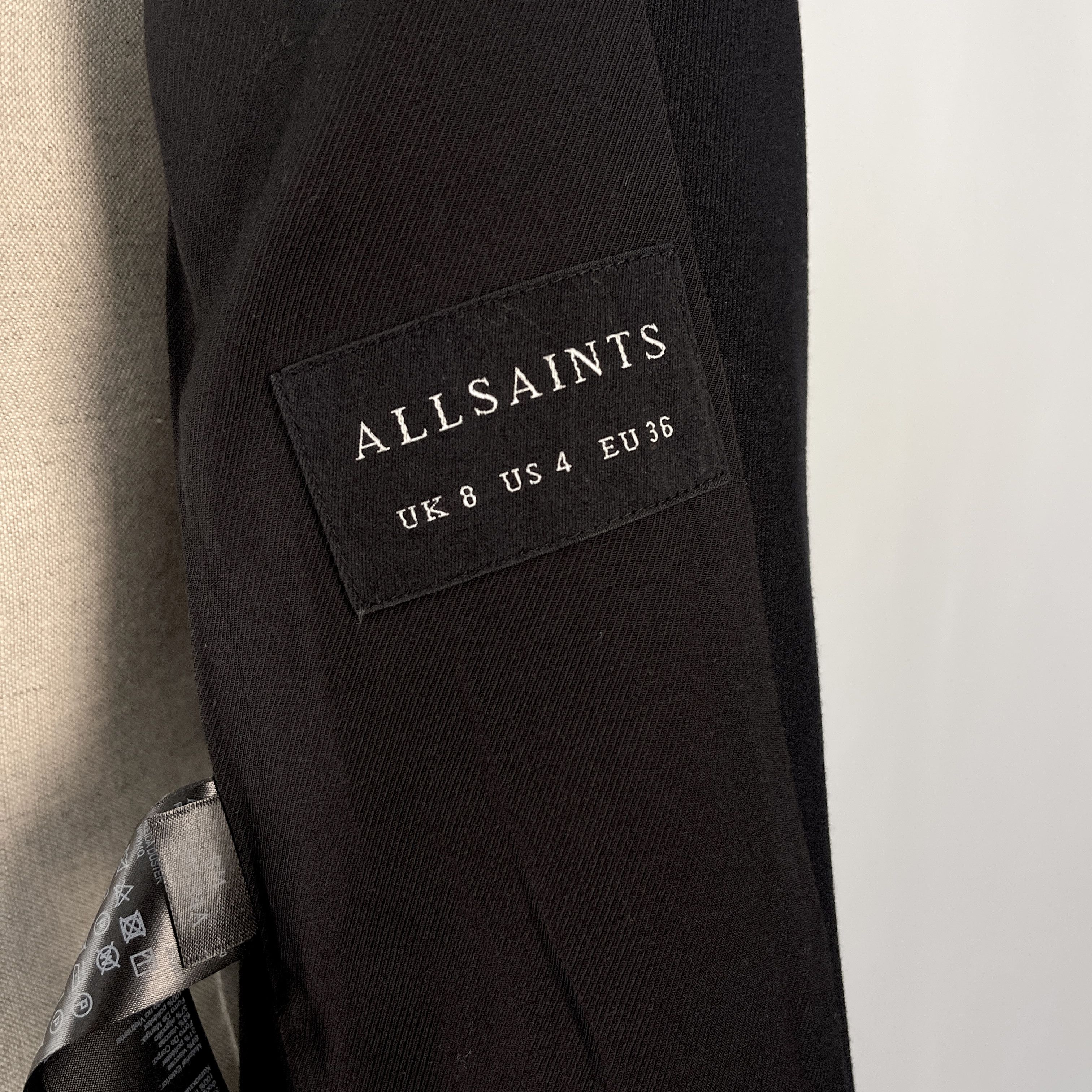 Allsaints ALLSAINTS Light Black Coat size 4 US Size S / US 4 / IT 40 - 6 Thumbnail