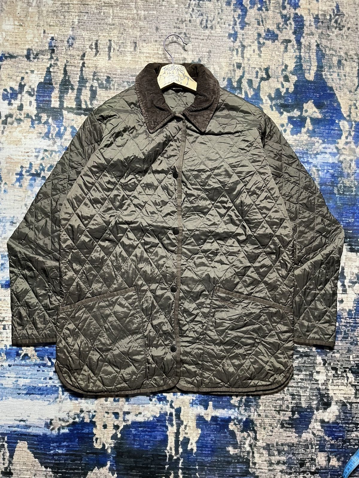 Barbour Barbour Quilted Double Pocket Button Jacket Size US L / EU 52-54 / 3 - 1 Thumbnail