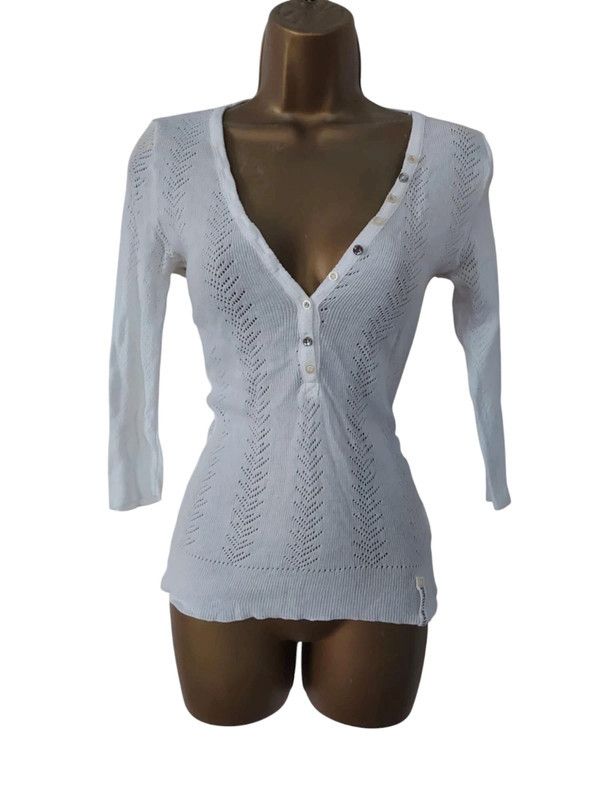 Vintage Vintage 3/4 sleeve top Size M / US 6-8 / IT 42-44 - 1 Thumbnail