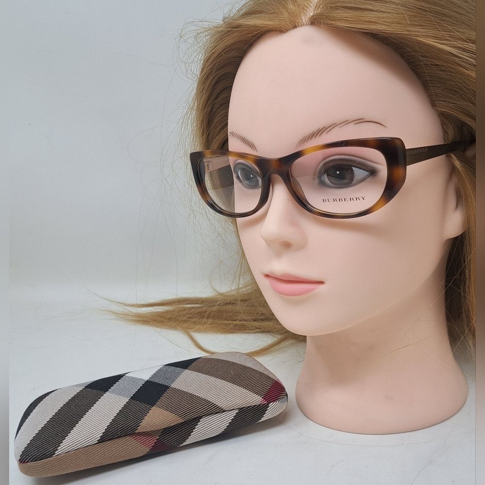 Burberry NWT Burberry Women's Frames Eye Glasses Havana Full Rim Ita Size ONE SIZE - 1 Thumbnail