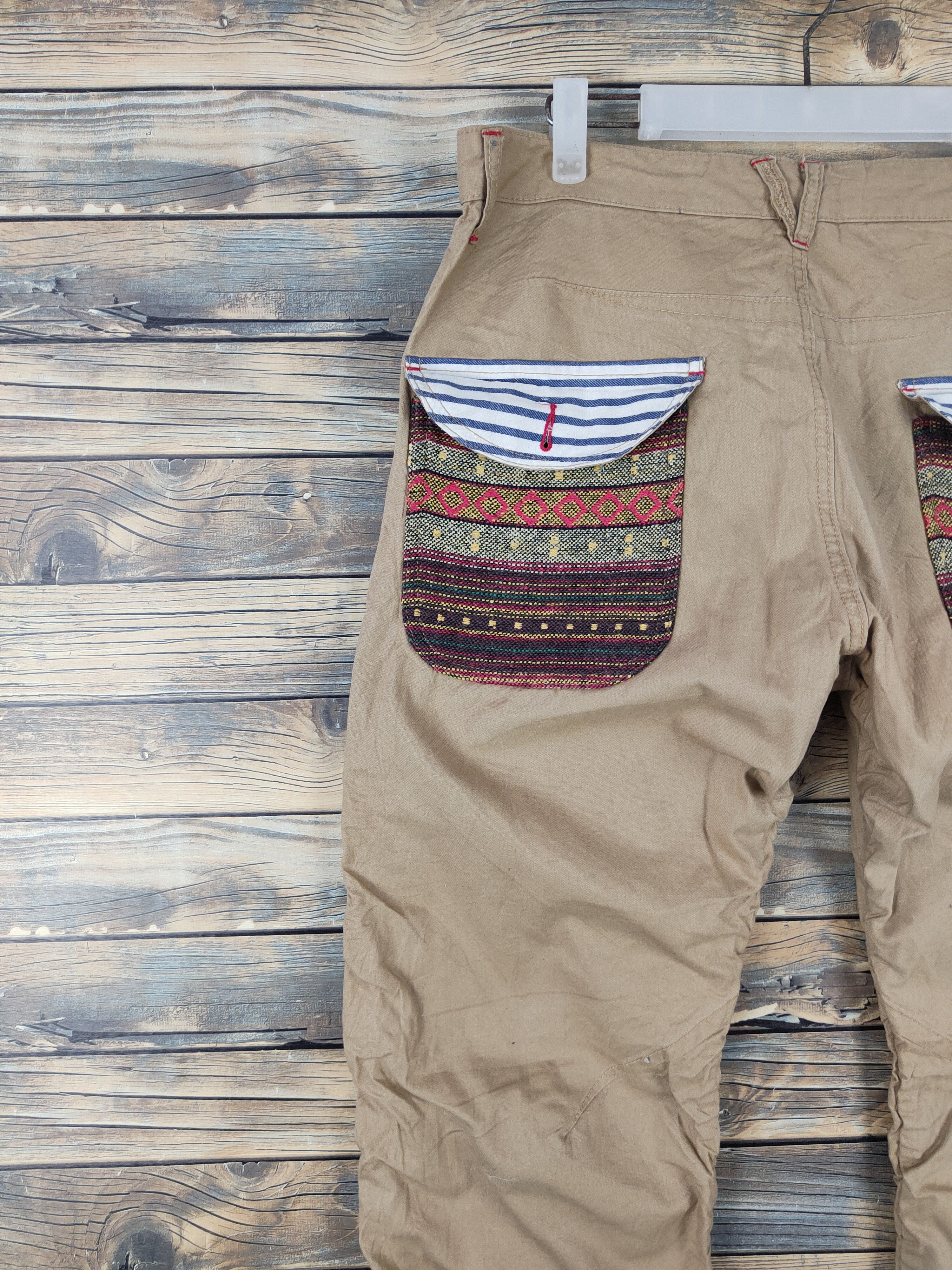 Japanese Brand Dominate Brown Multipocket Casual Pants #W1796 Size US 34 / EU 50 - 8 Thumbnail
