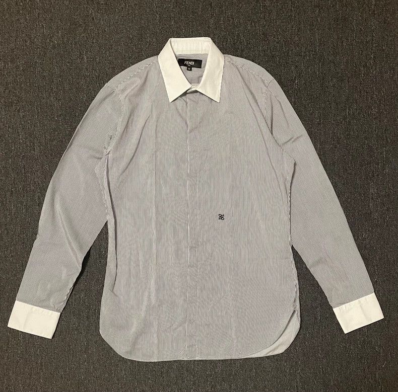 Fendi FENDI 39 Plaid shirt Size US XXS / EU 40 - 3 Thumbnail
