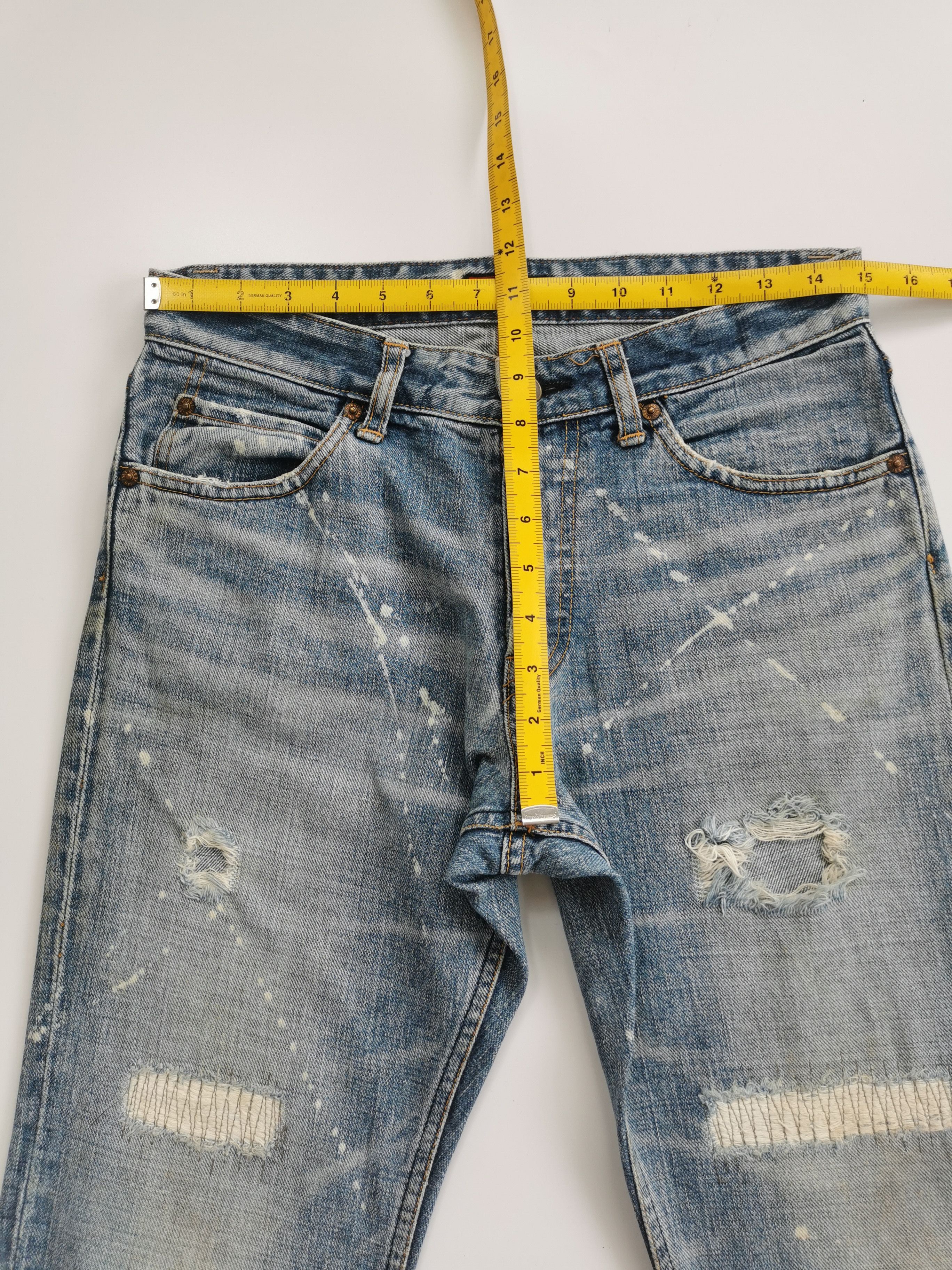 Johnbull vintage johnbull distressed boro denim jeans Size US 30 / EU 46 - 5 Thumbnail