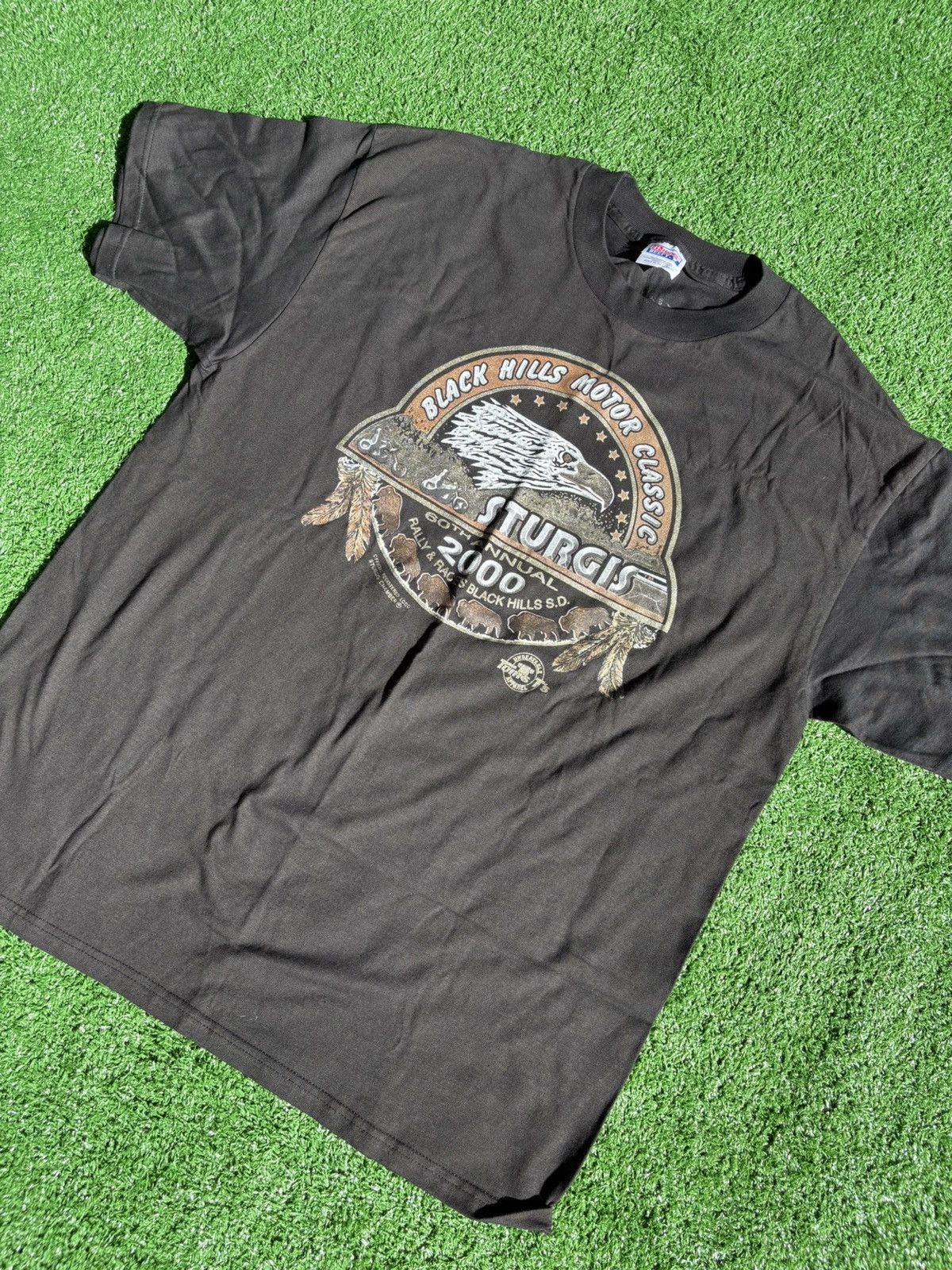 Hanes × Vintage Vintage Biker Week tee y2k Size US XL / EU 56 / 4 - 1 Thumbnail
