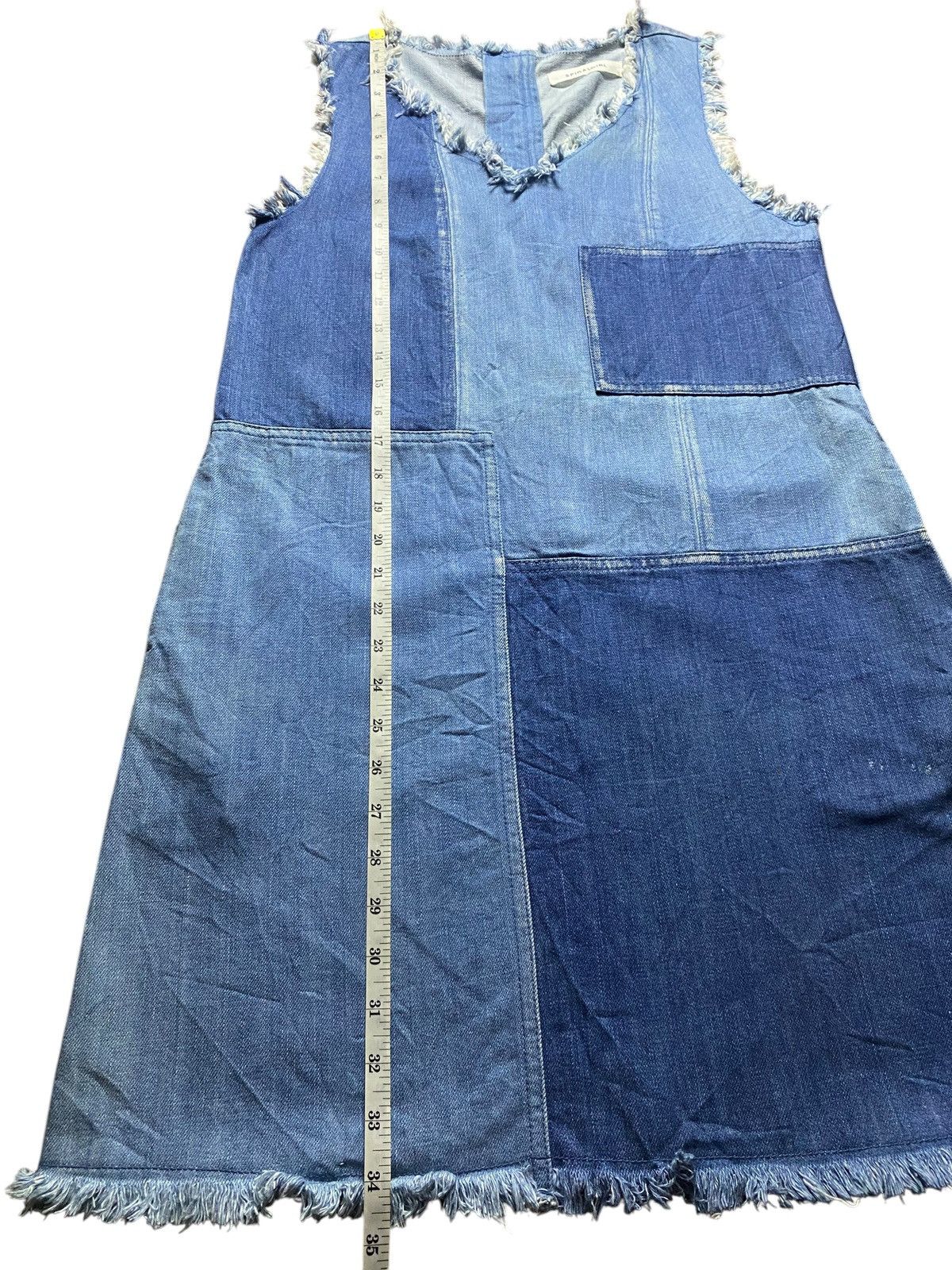 Japanese Brand Vintage Japanese Brands Spiral Girl Shashiko Boro Dresses Size ONE SIZE - 5 Thumbnail