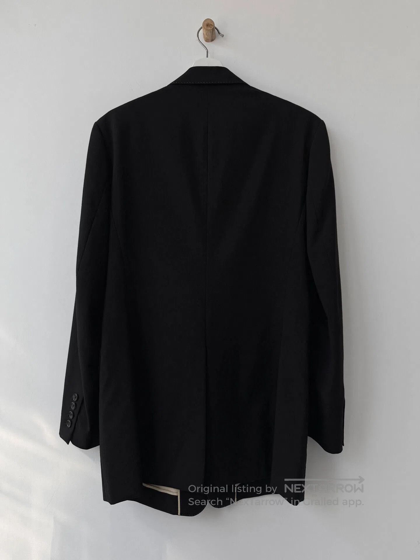 Y's for Men Yohji Yamamoto Black Wool Suit Jacket. Size US M / EU 48-50 / 2 - 4 Thumbnail