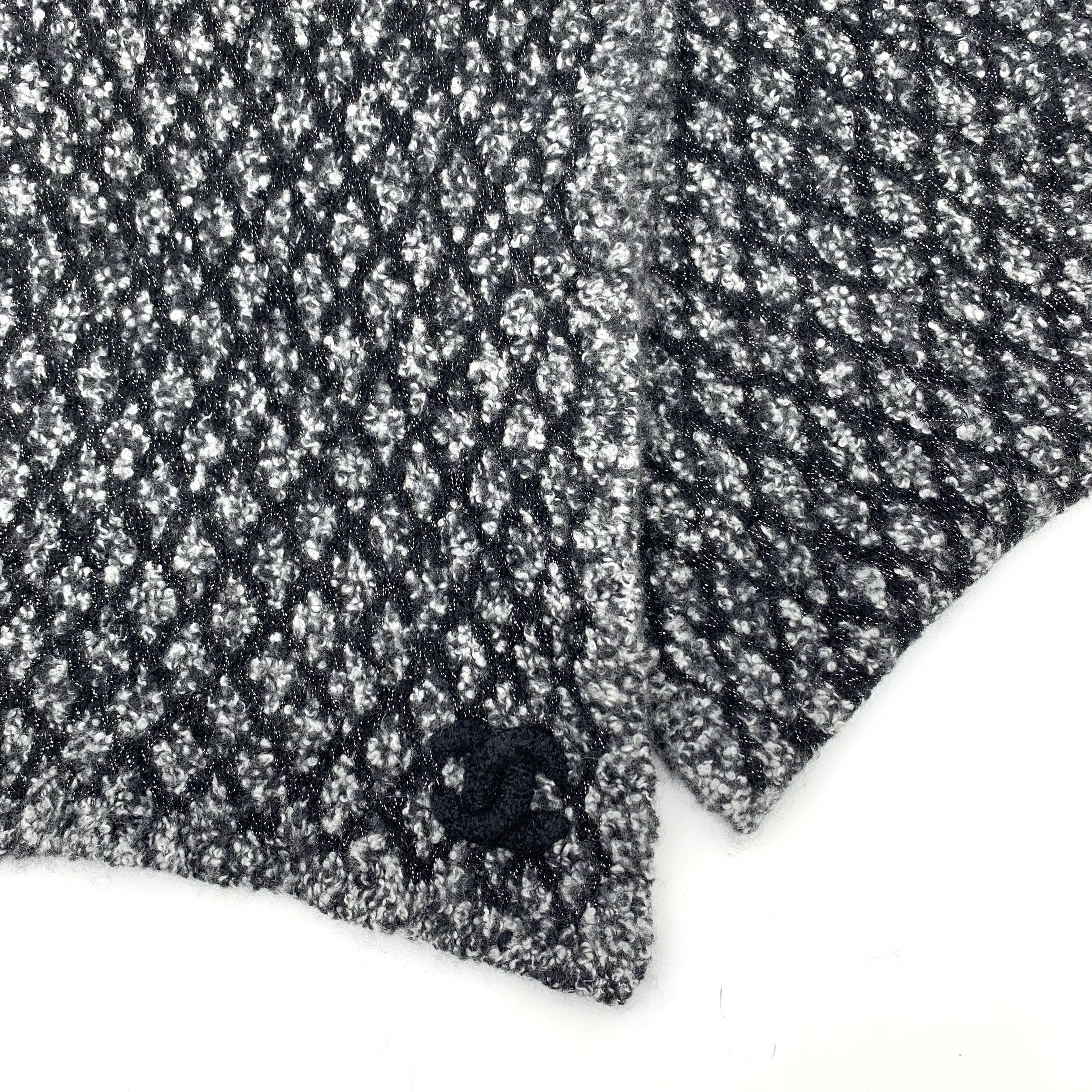 Chanel Chanel CC Cashmere Scarf Grey (35×210) Size ONE SIZE - 5 Thumbnail