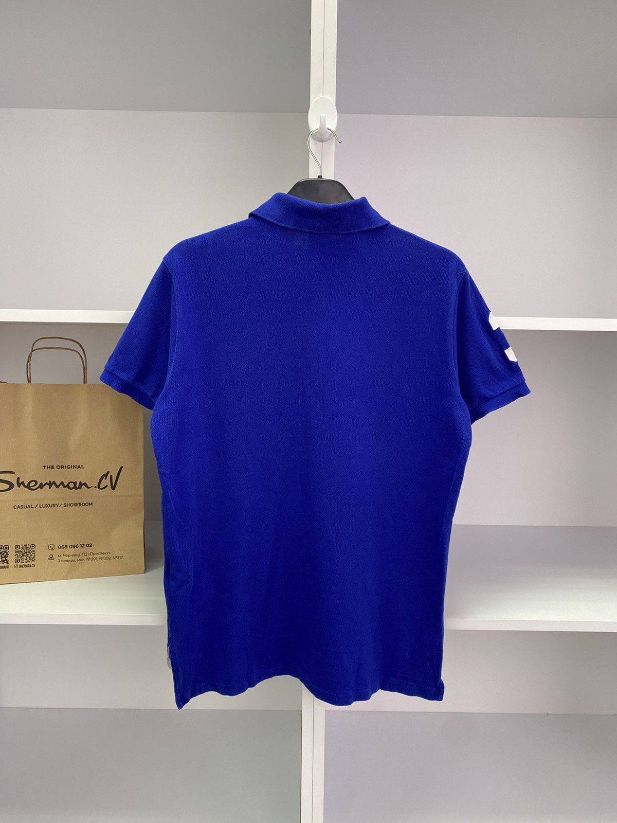 Polo Ralph Lauren × Vintage Vintage Polo Ralph Lauren Blue Polo T-Shirt Size US M / EU 48-50 / 2 - 12 Thumbnail