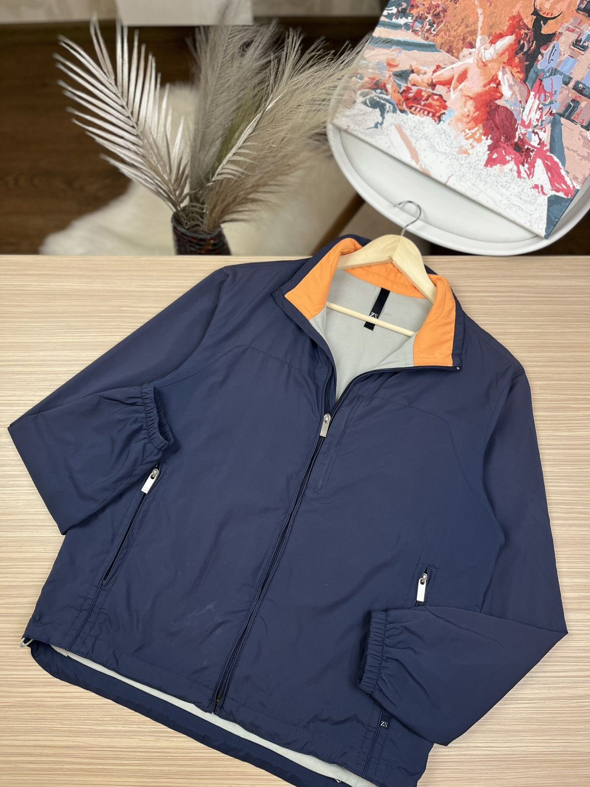 Ermenegildo Zegna Ermenegildo Zegna Sport jacket nylon size M Size US M / EU 48-50 / 2 - 1 Thumbnail