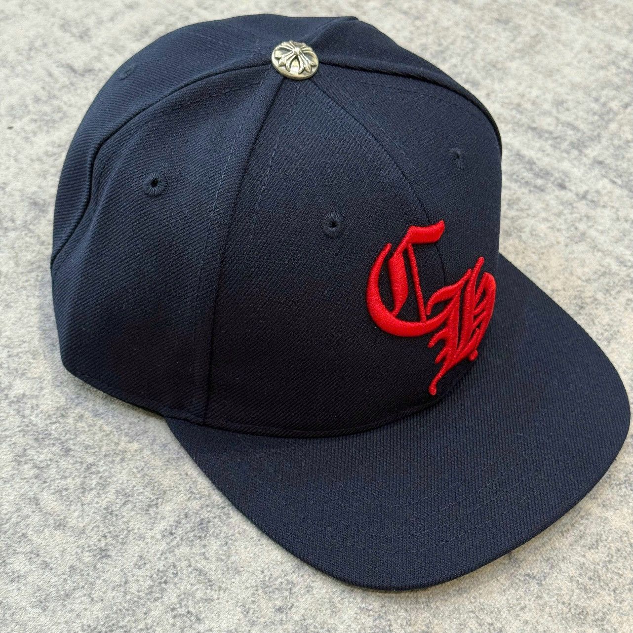 Chrome Hearts Chrome Hearts On Field Trucker Hat CH dark navy/red Size ONE SIZE - 2 Thumbnail
