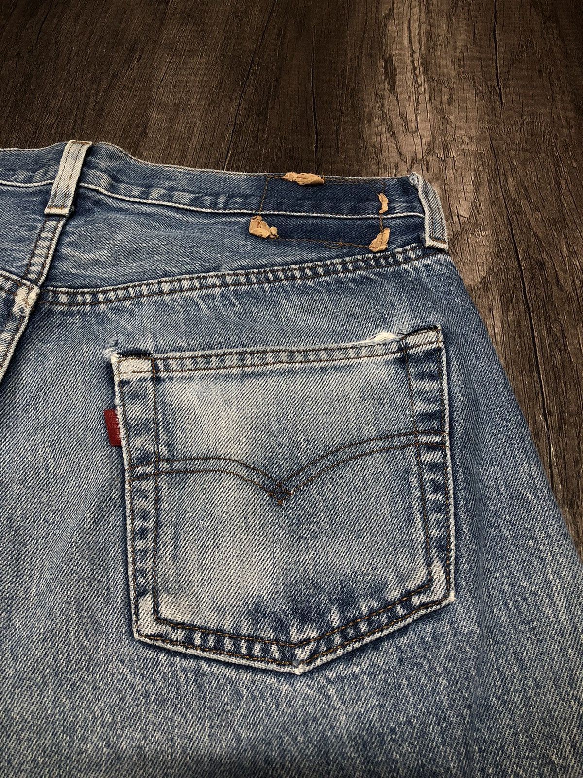 Levi's × Levi's Vintage Clothing Vintage Levi's button stamp 524 Rindem Selvedge Jeans Size US 30 / EU 46 - 6 Thumbnail