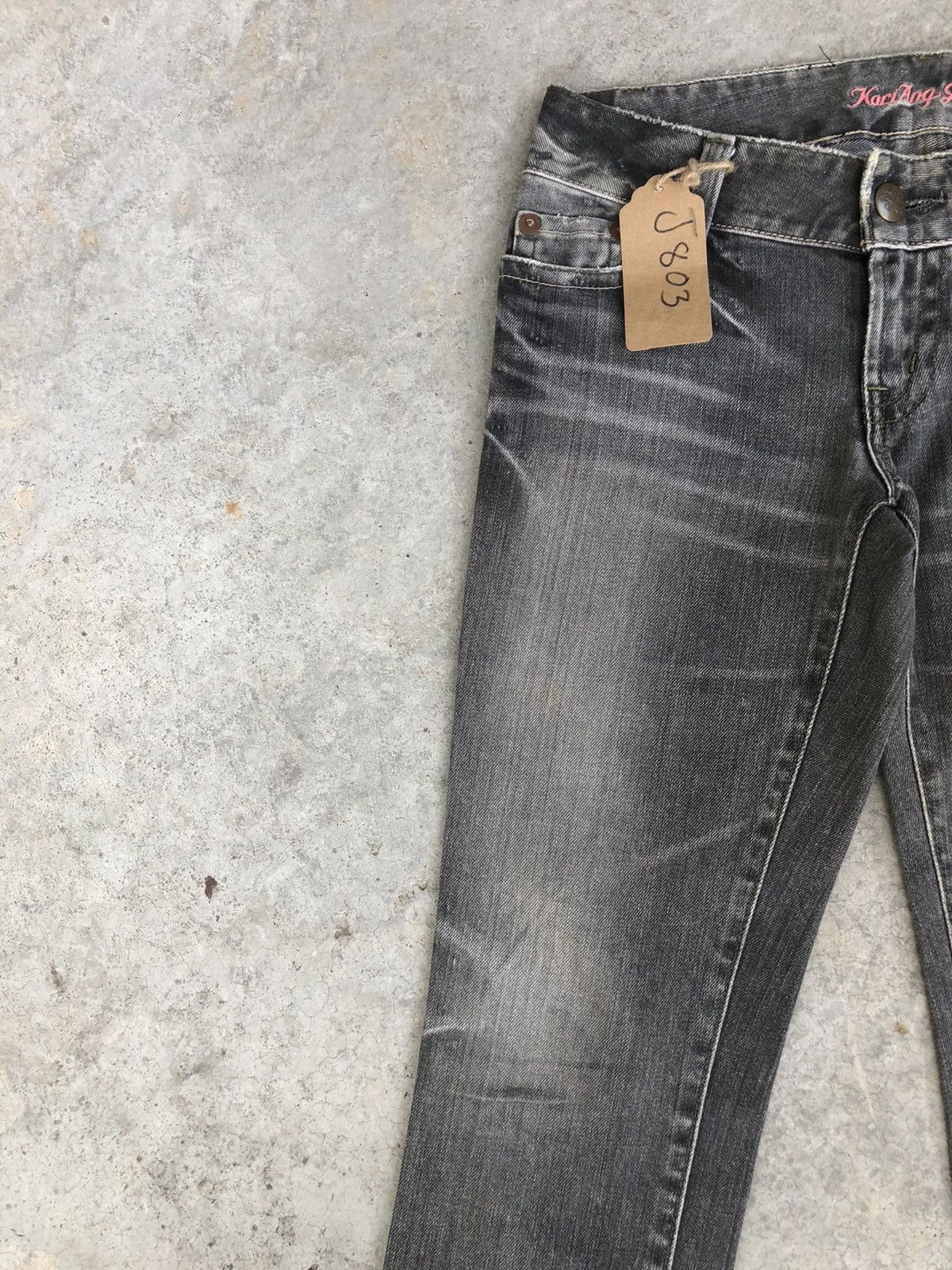 If Six Was Nine Japanese Kari Ang Flared Jeans Distressed Jeans Size US 30 / EU 46 - 4 Thumbnail