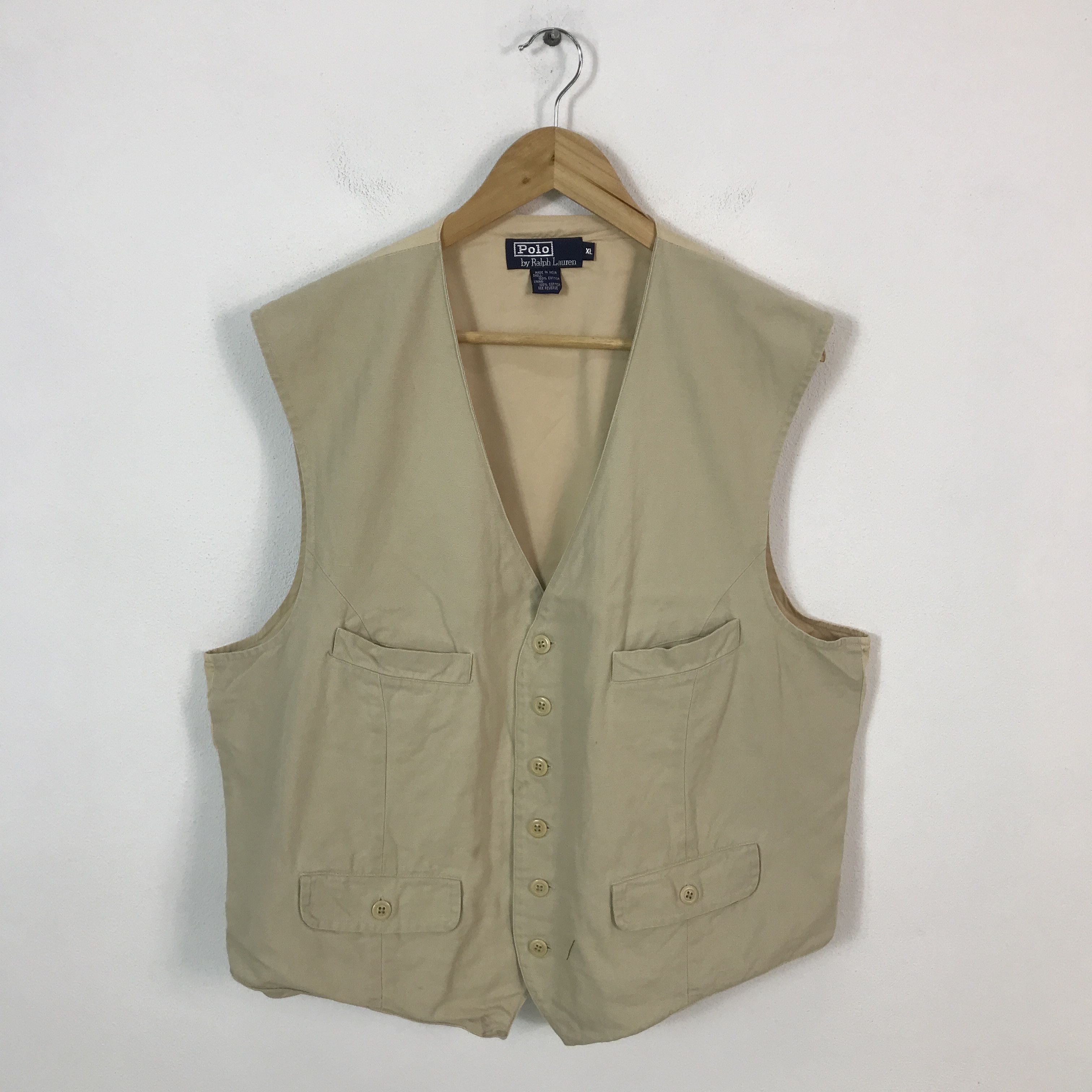 Polo Ralph Lauren × Vintage Vintage polo ralph lauren Vest jacket Size US XL / EU 56 / 4 - 1 Thumbnail