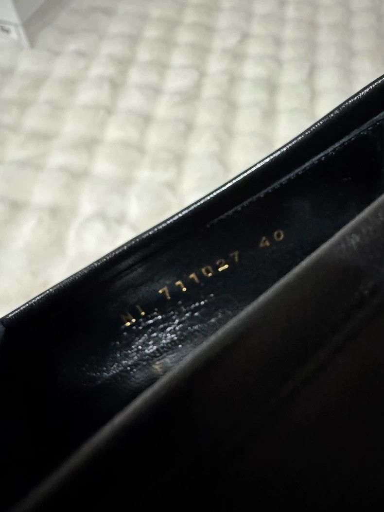 Saint Laurent Paris Saint laurent paris Black and gold loafers shoes 2506-Nexta Size US 8 / EU 41 - 6 Thumbnail