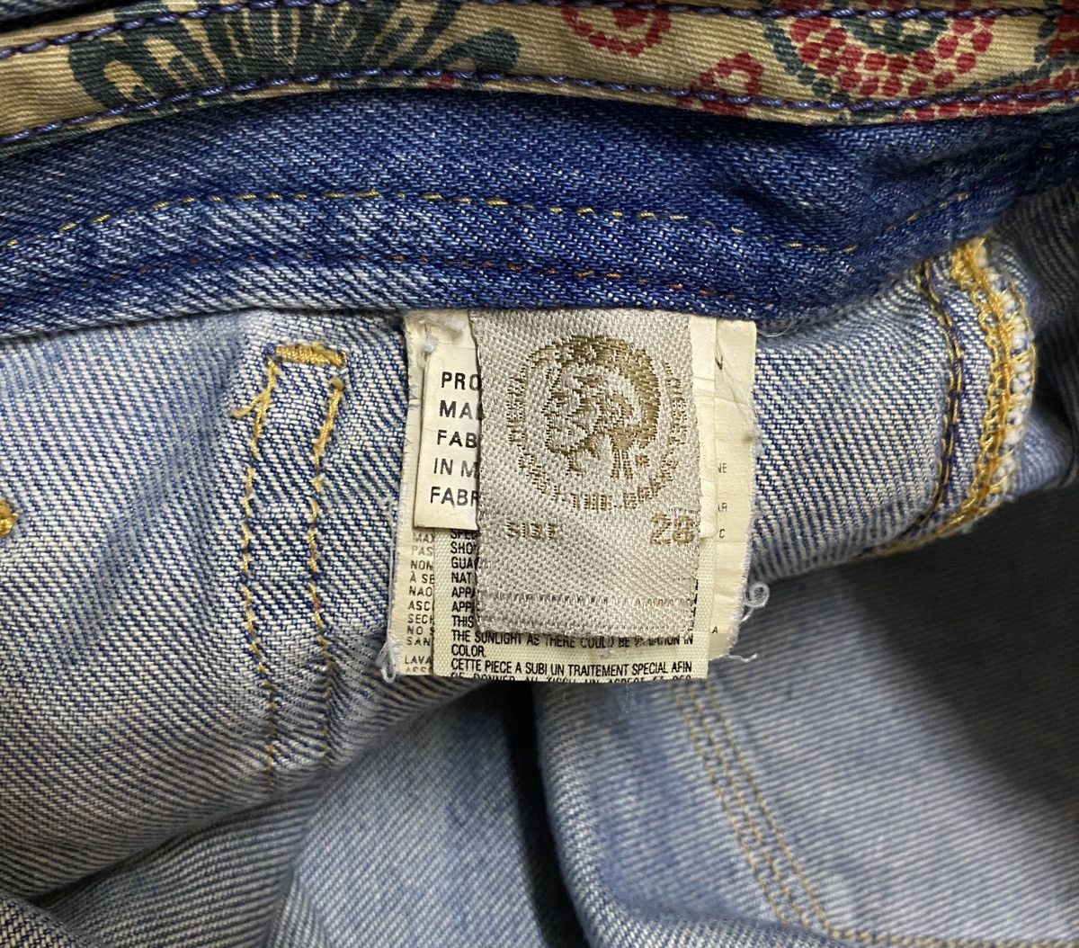 Diesel × If Six Was Nine × Vintage Rare Design Vintage Brand Diesel Flared Jeans 1990s Size US 28 / EU 44 - 7 Thumbnail