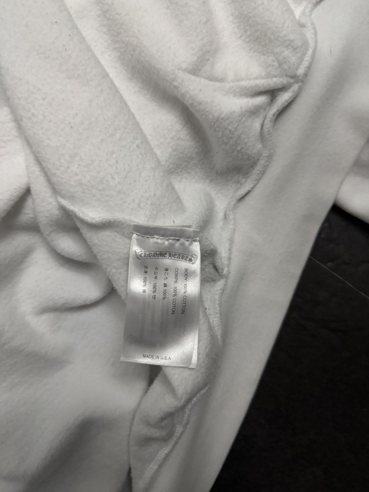 Chrome Hearts Chrome Hearts White Scroll Zip Hoodie Size US M / EU 48-50 / 2 - 10 Thumbnail