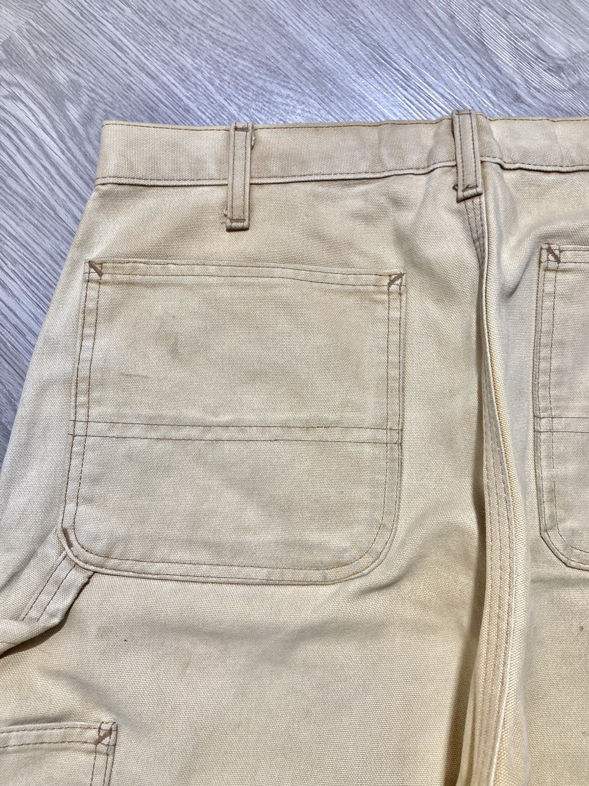 Carhartt 1990s Vintage Carhartt B11 BRN Carpenter Duck Pants Workwear Size US 32 / EU 48 - 6 Thumbnail