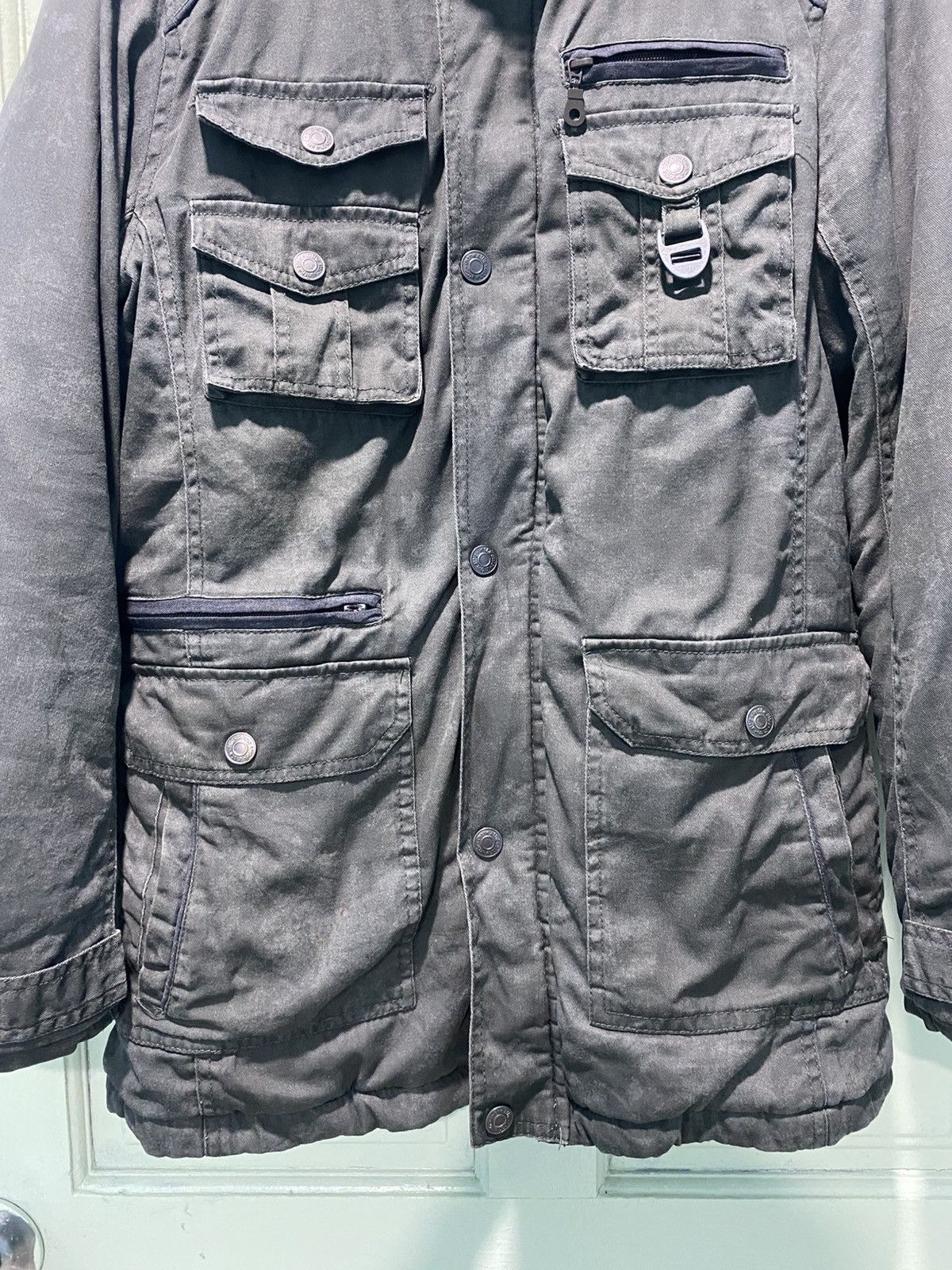 In The Attic The Attic Multi-pocket Field Camoflage Puffer Jacket Size US L / EU 52-54 / 3 - 4 Thumbnail