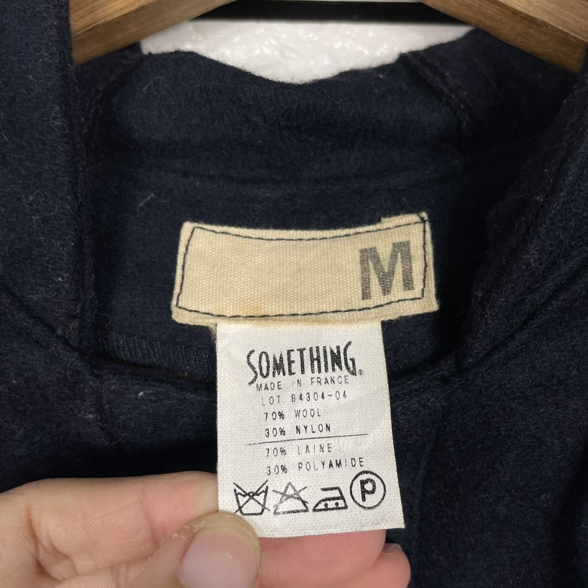 Other Something Wool Anorak Hoodie Coat Made In France Size M / US 6-8 / IT 42-44 - 13 Thumbnail