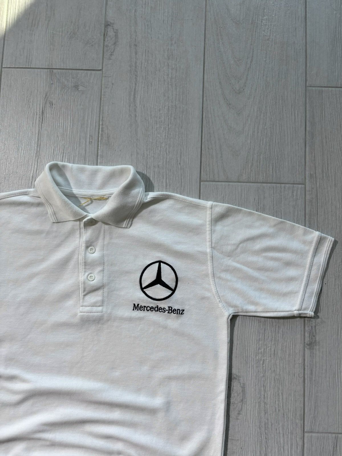 Mercedes-Benz Mercedes Benz Racing Polo Tshirt Embroidered Logo Y2K Size US M / EU 48-50 / 2 - 2 Thumbnail
