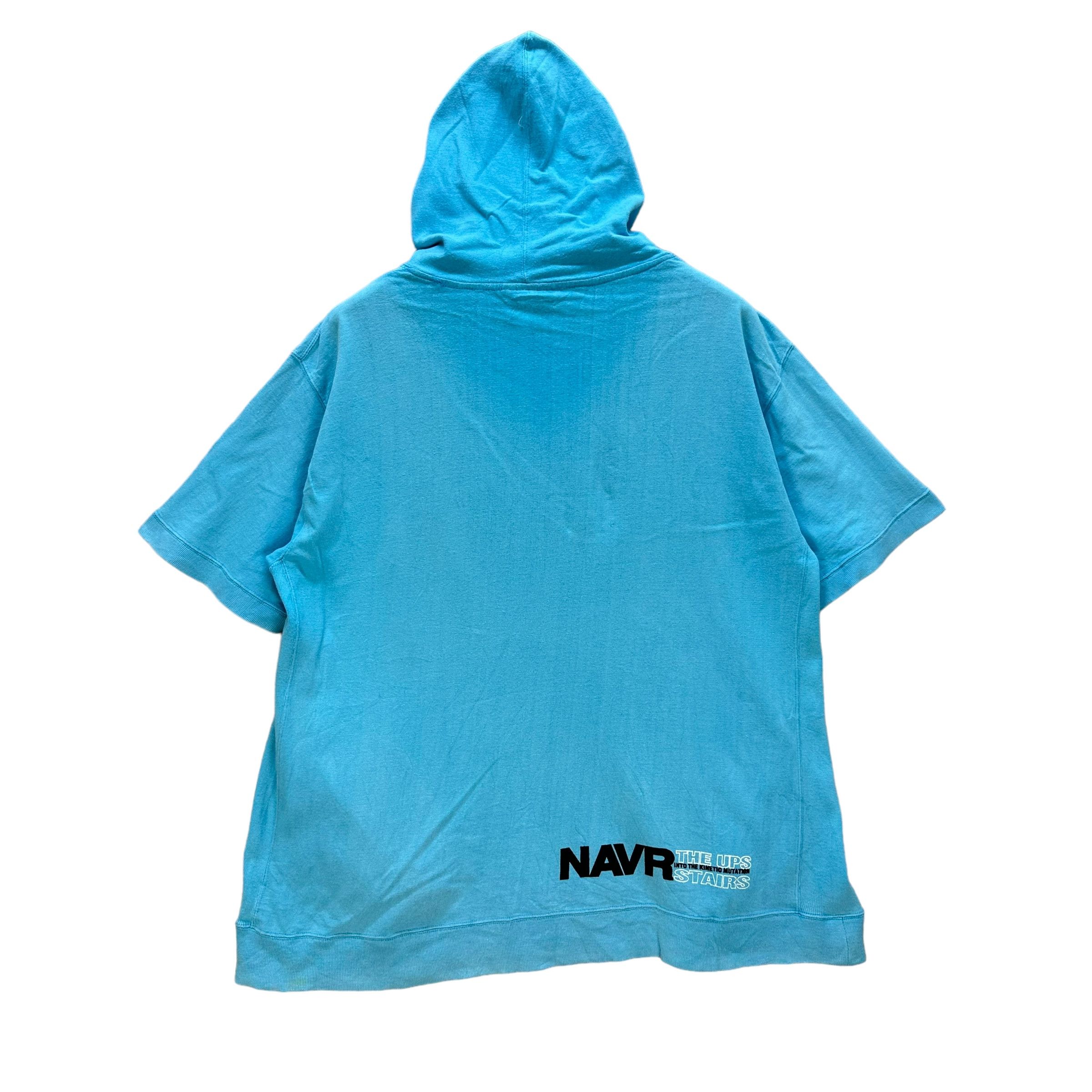 Japanese Brand OVER HEAD ELECTRIC STARTE SHORT SLEEVE HOODIES #9066-54 Size US L / EU 52-54 / 3 - 10 Thumbnail