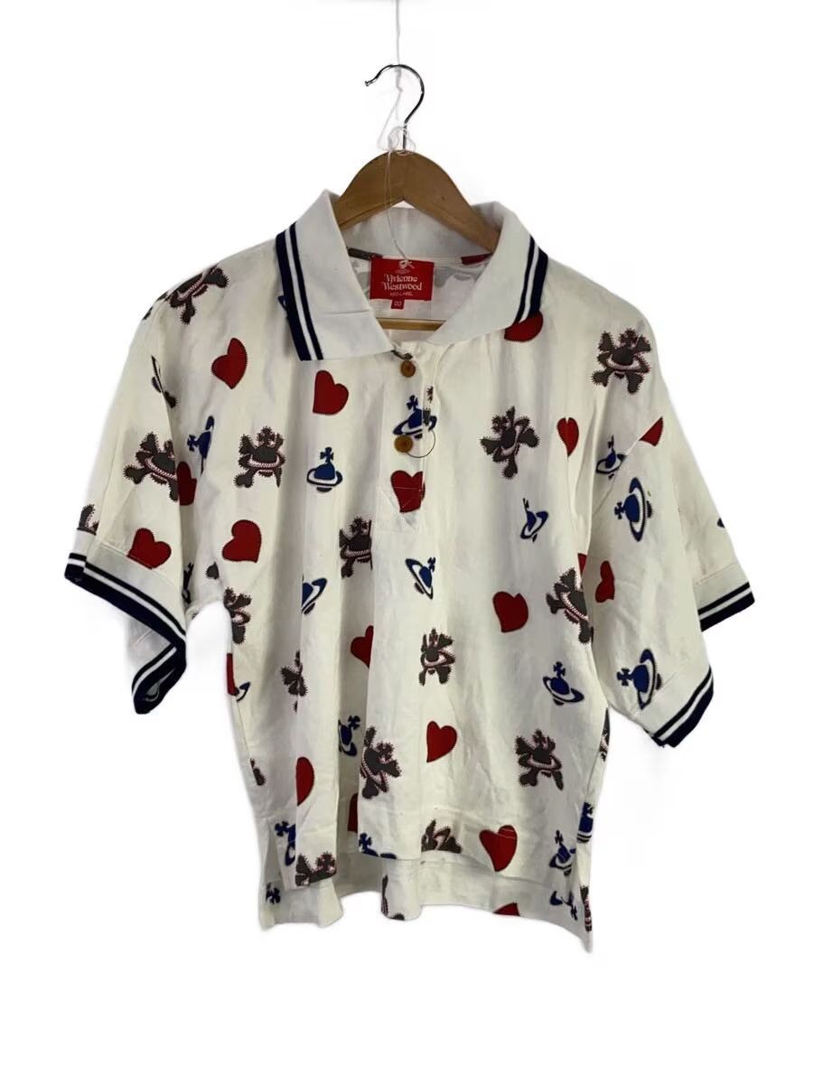 Vivienne Westwood Heart Orb Polo Shirt Size M / US 6-8 / IT 42-44 - 1 Thumbnail
