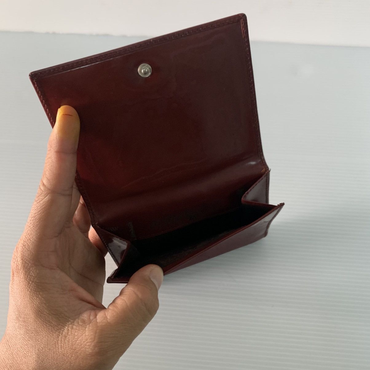 Gucci Gucci Leather Burgandy Wallet Size ONE SIZE - 6 Thumbnail