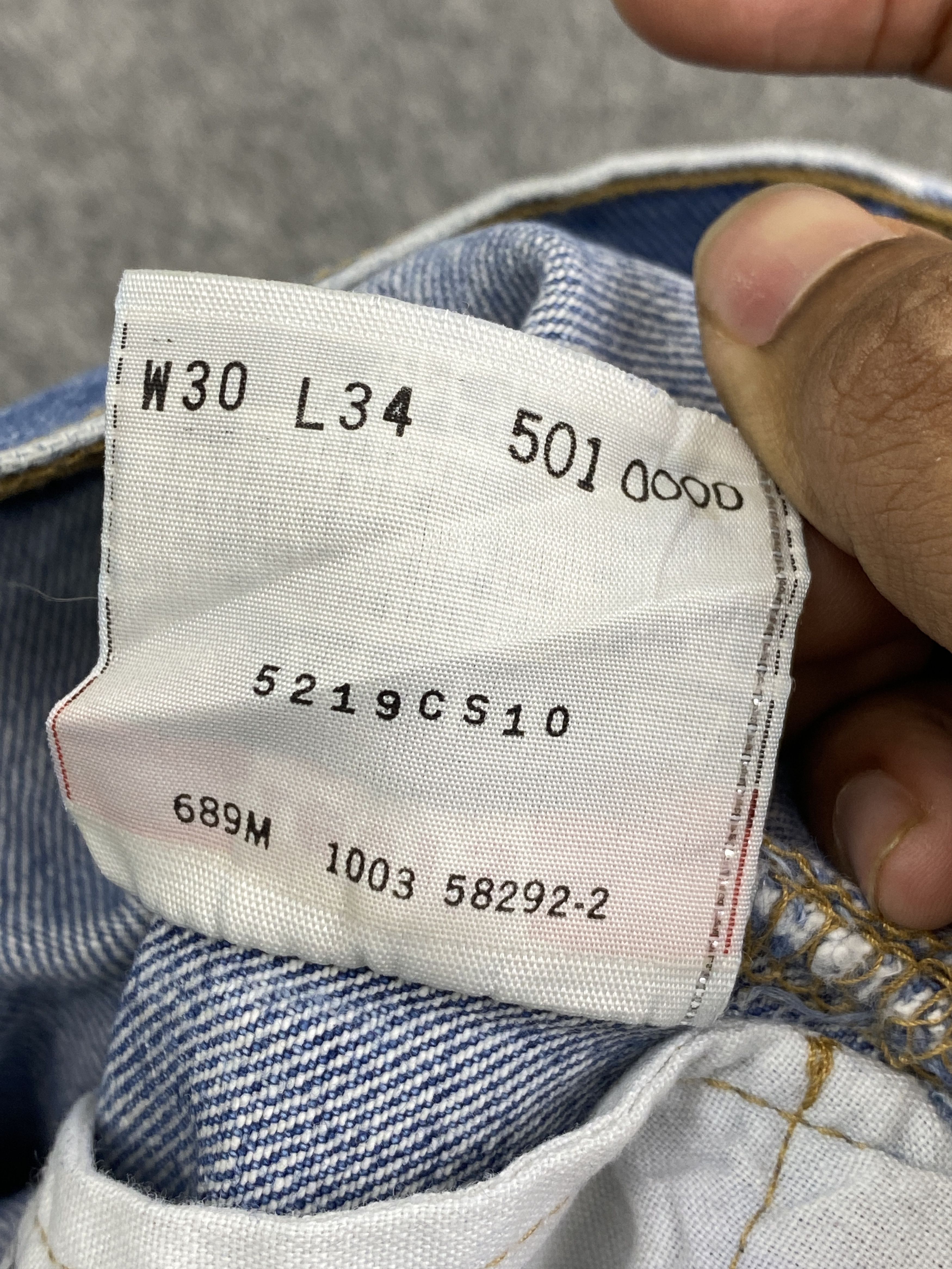 Levi's Faded Blue Vintage Levis 501 Jeans DP2773 Size US 28 / EU 44 - 8 Thumbnail