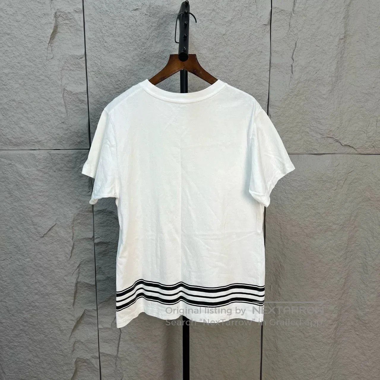 Louis Vuitton LV White Stripe Chain Neck Short Sleeve. Size US L / EU 52-54 / 3 - 2 Thumbnail